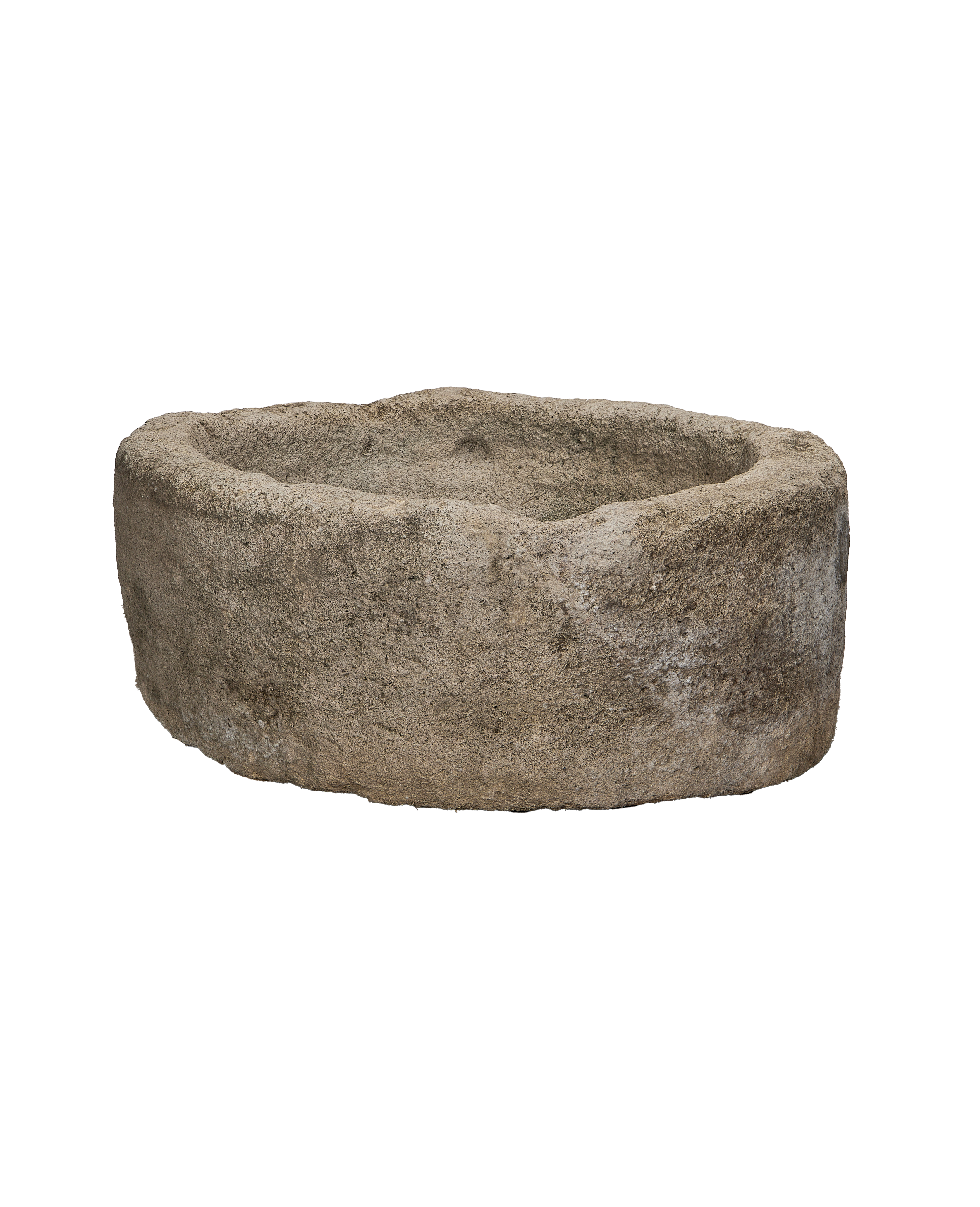 Olive Ateliers - Limestone Trough - Round
