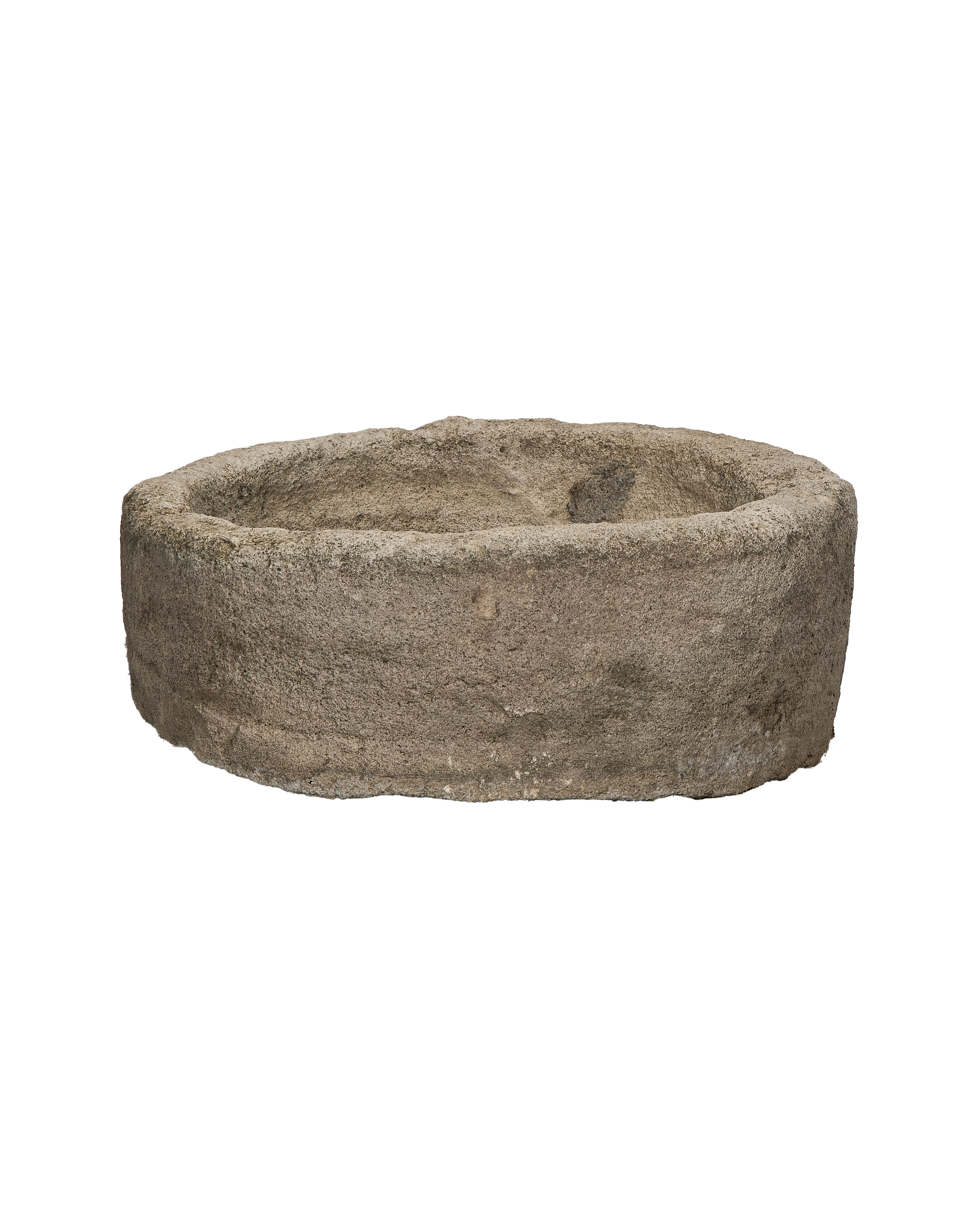 Olive Ateliers - Limestone Trough - Round