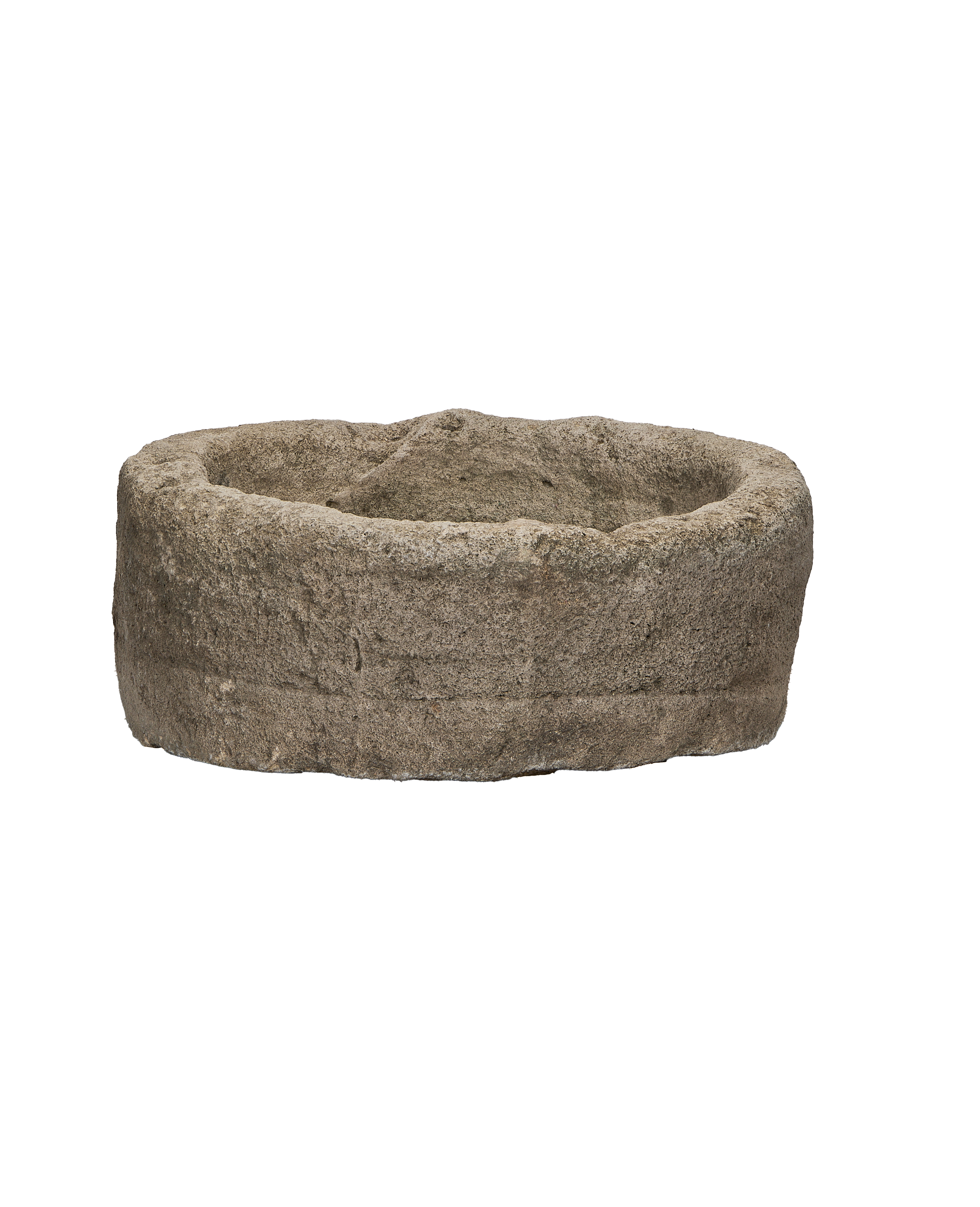 Olive Ateliers - Limestone Trough - Round