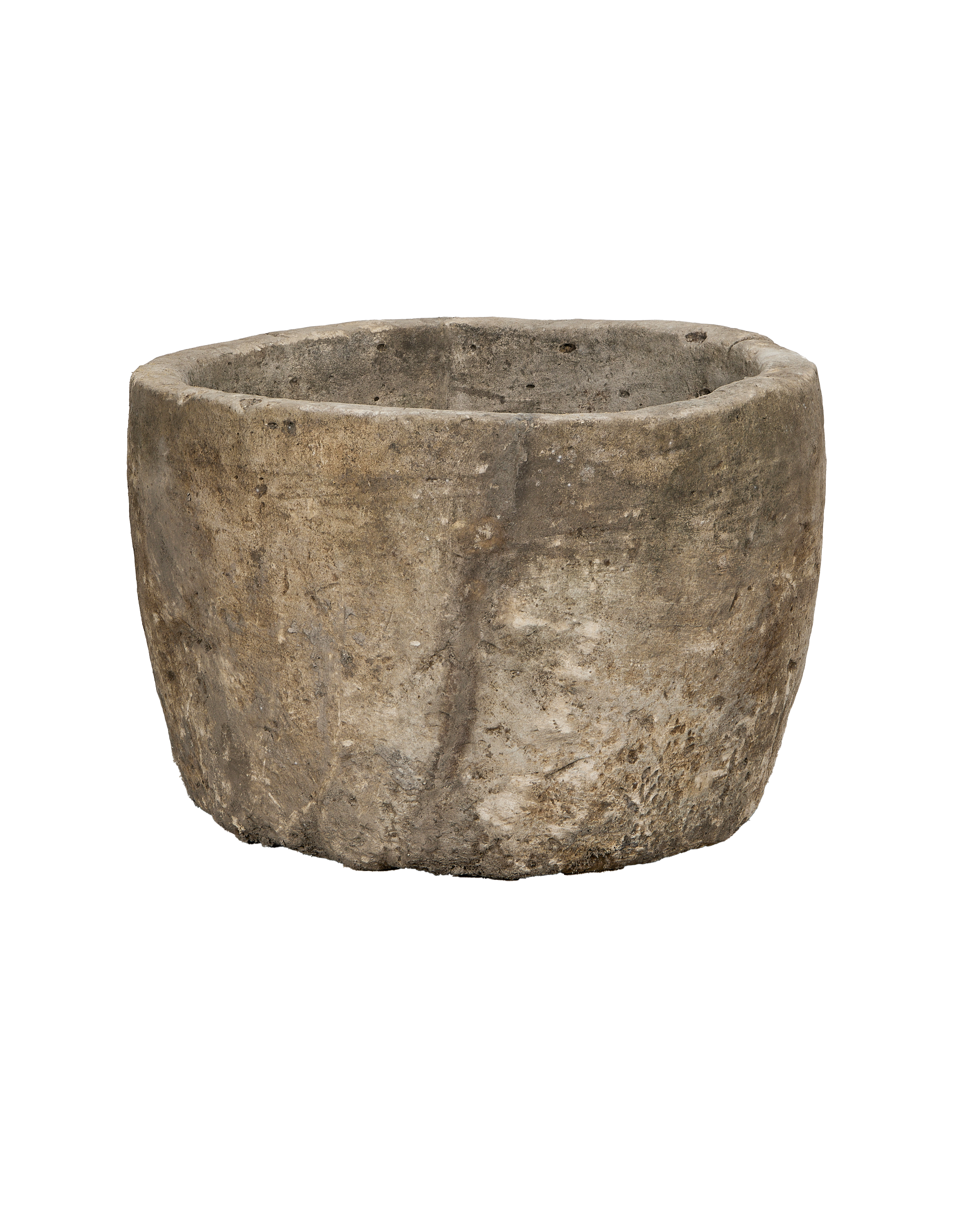 Olive Ateliers - Limestone Trough - Round