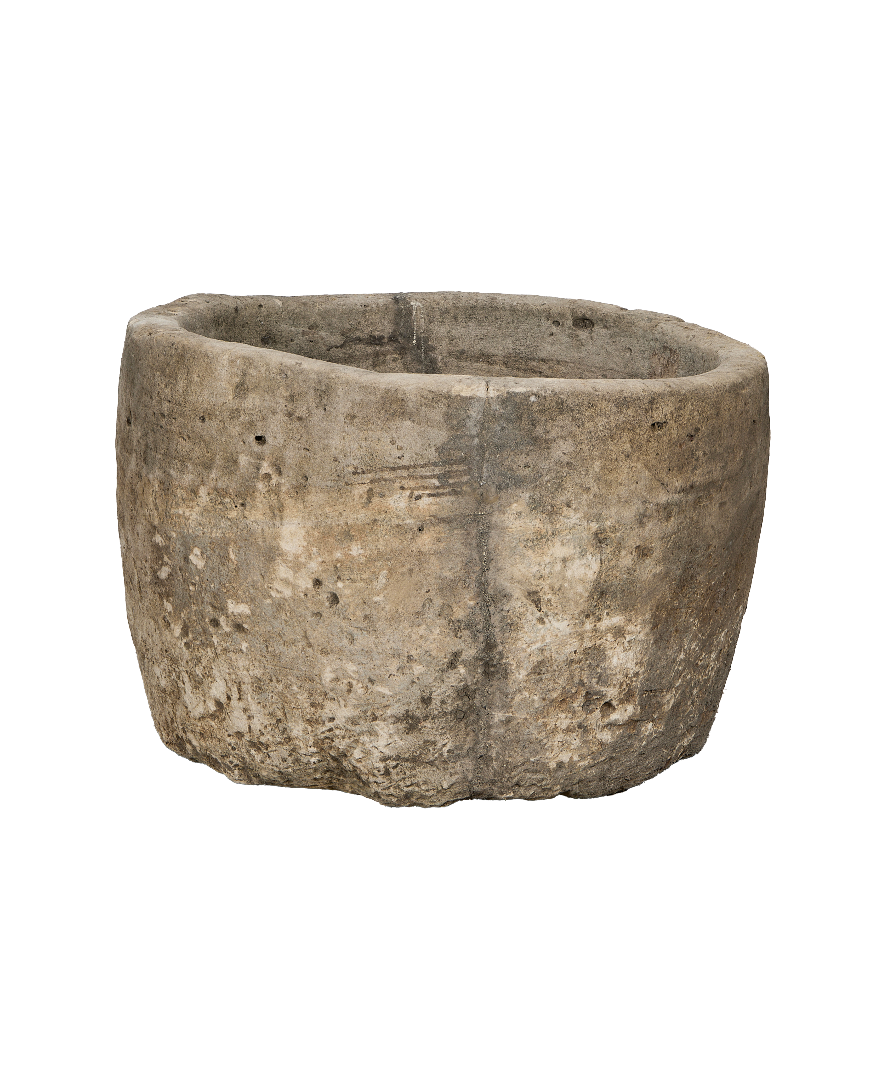 Olive Ateliers - Limestone Trough - Round