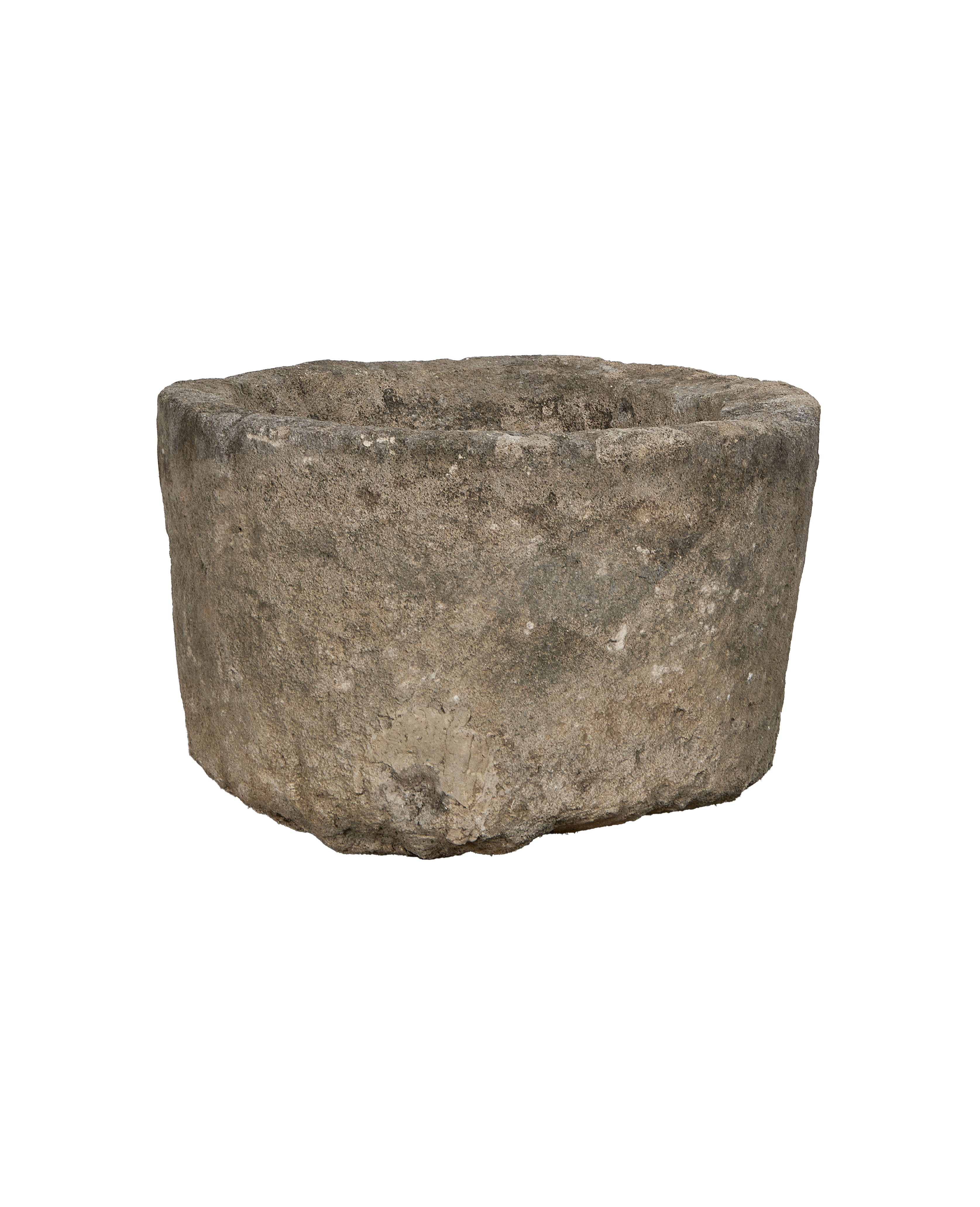 Olive Ateliers - Limestone Trough - Round