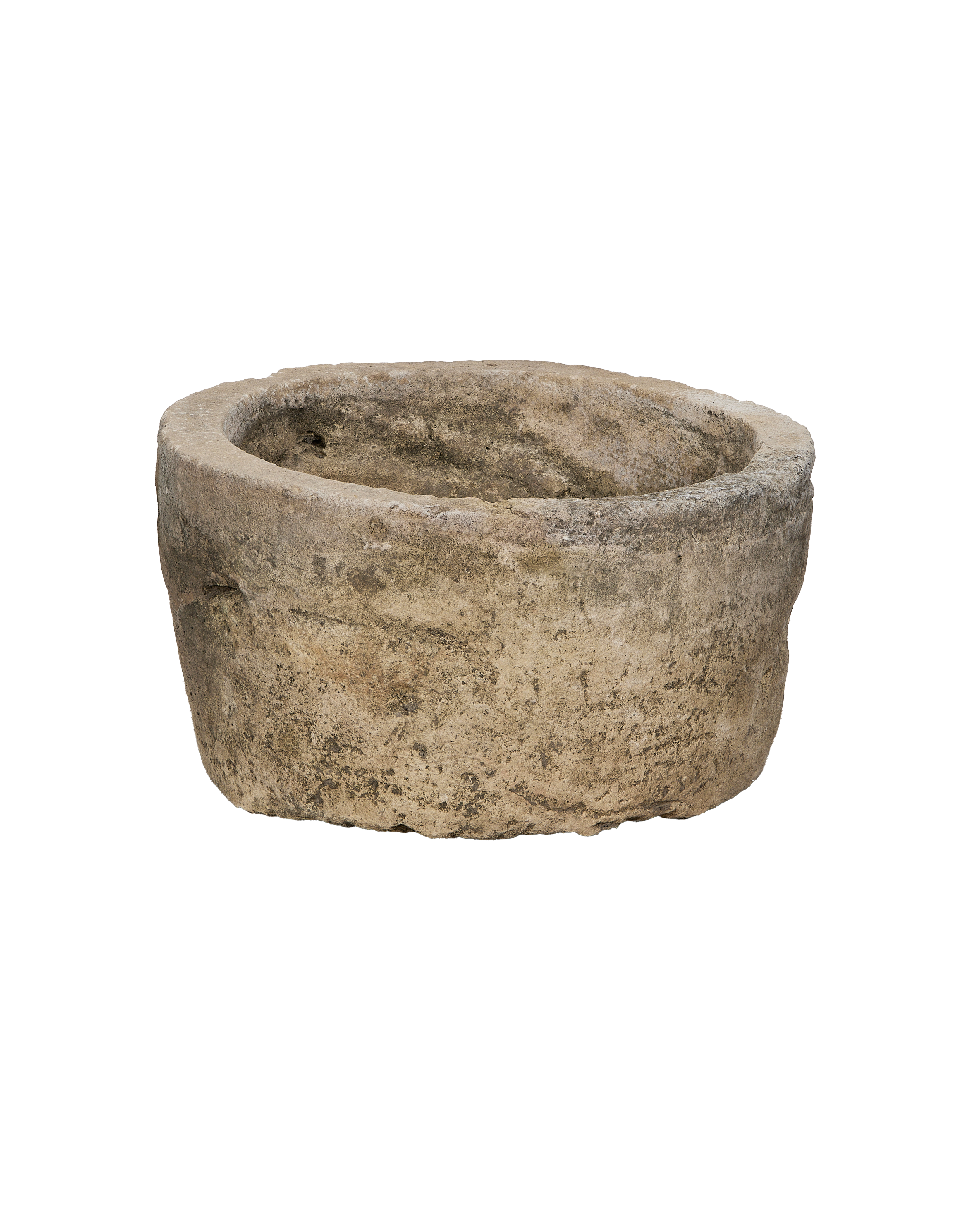 Olive Ateliers - Limestone Trough - Round