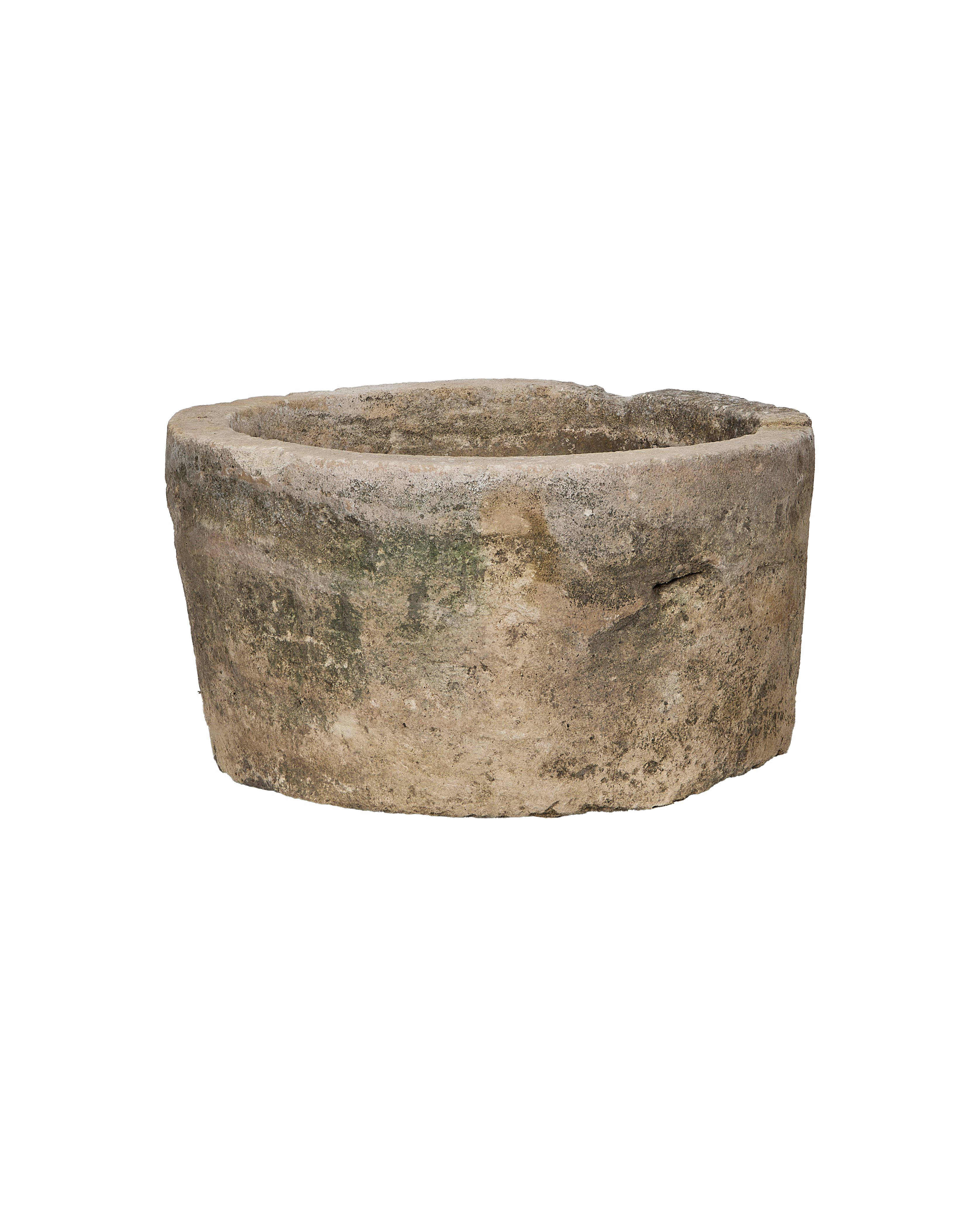 Olive Ateliers - Limestone Trough - Round