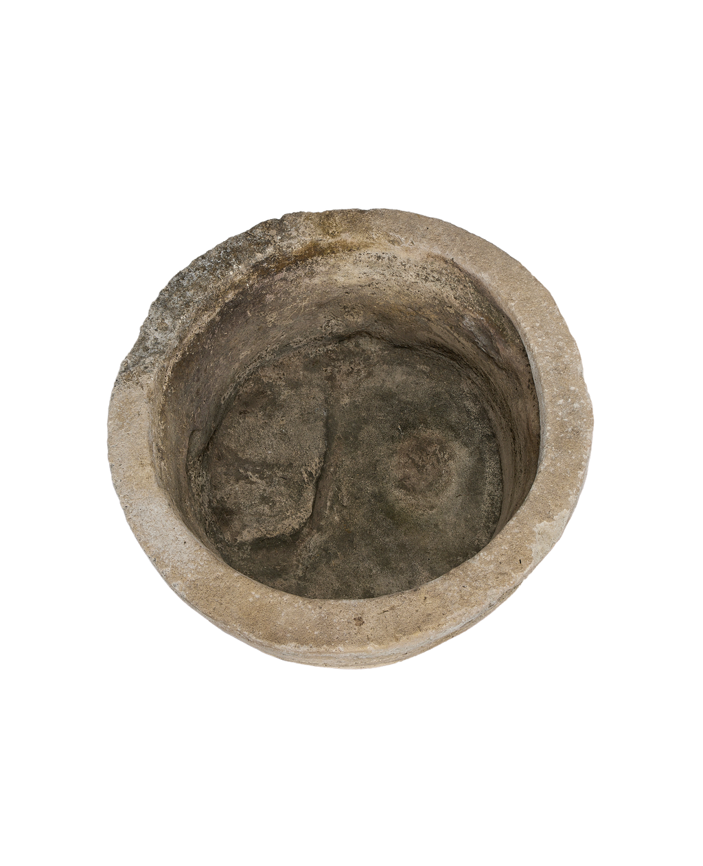 Olive Ateliers - Limestone Trough - Round