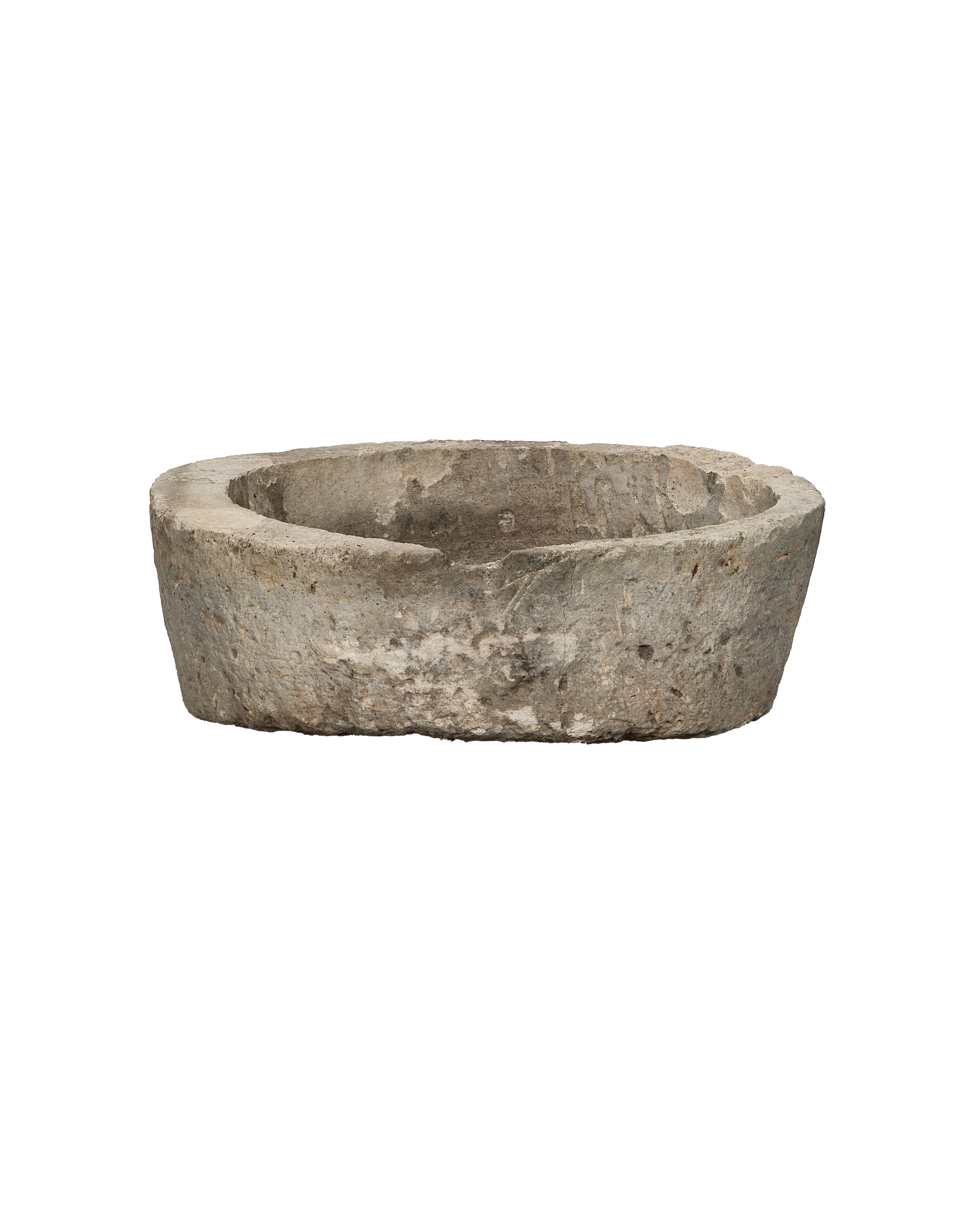 Olive Ateliers - Limestone Trough - Round