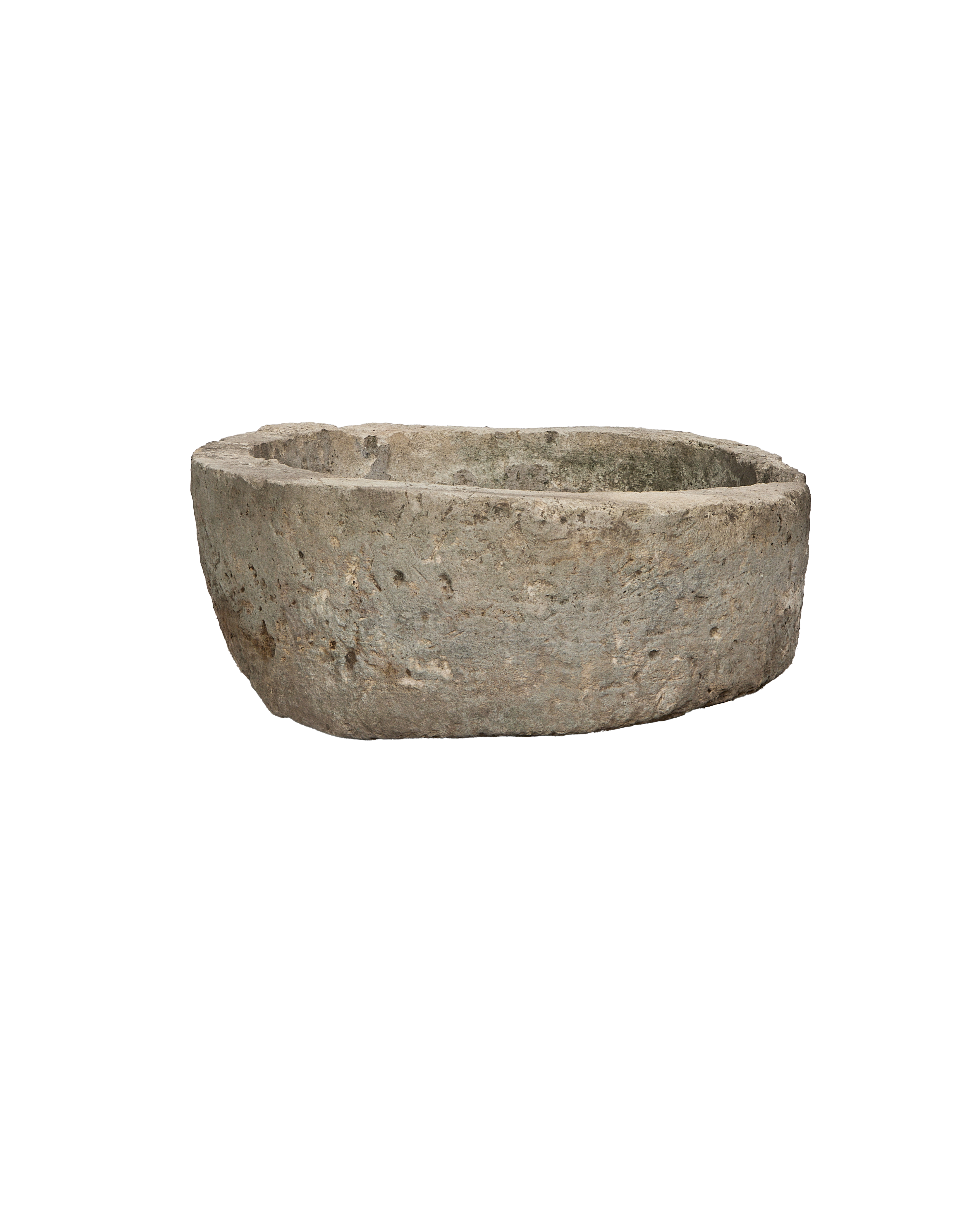 Olive Ateliers - Limestone Trough - Round