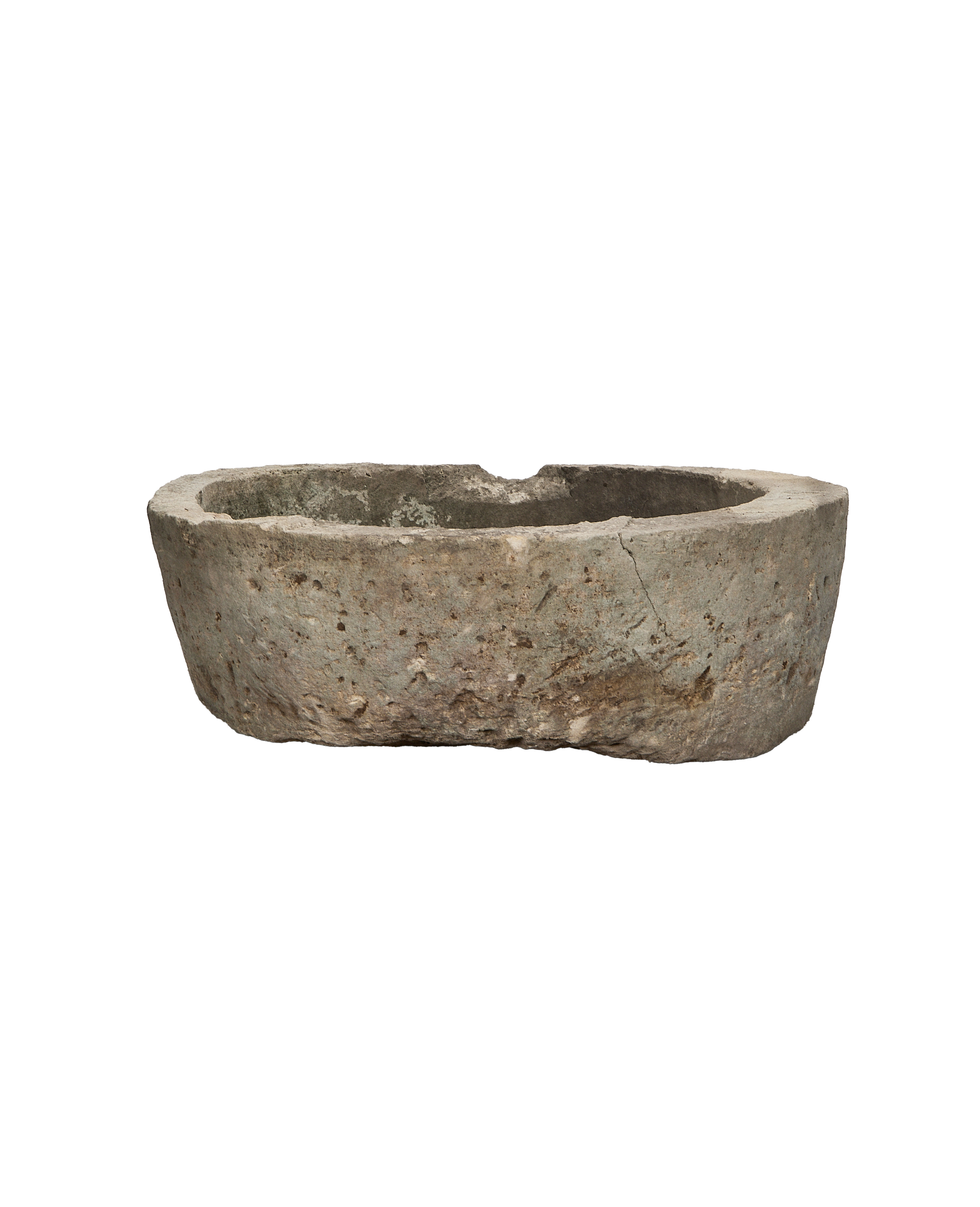 Olive Ateliers - Limestone Trough - Round