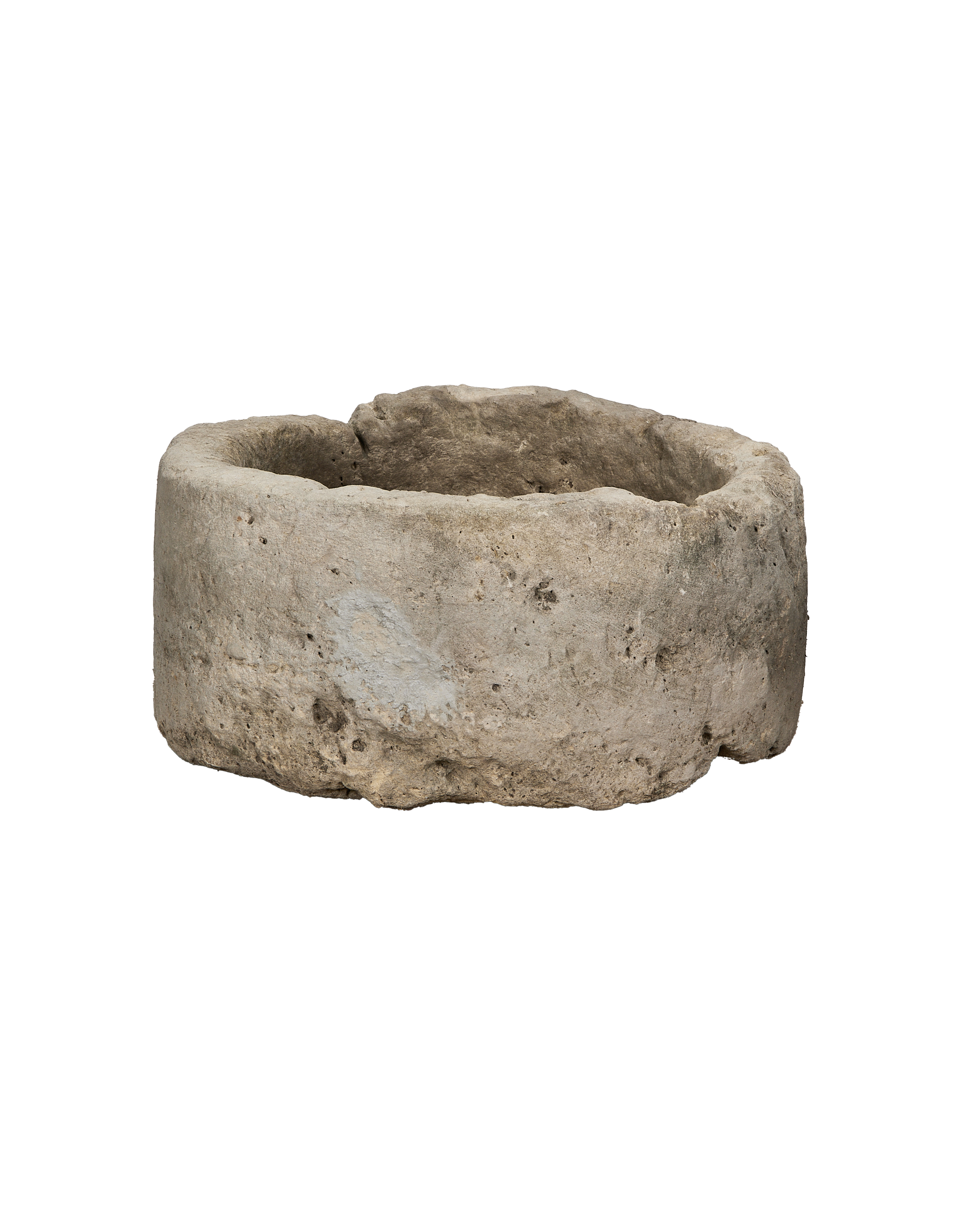 Olive Ateliers - Limestone Trough - Round
