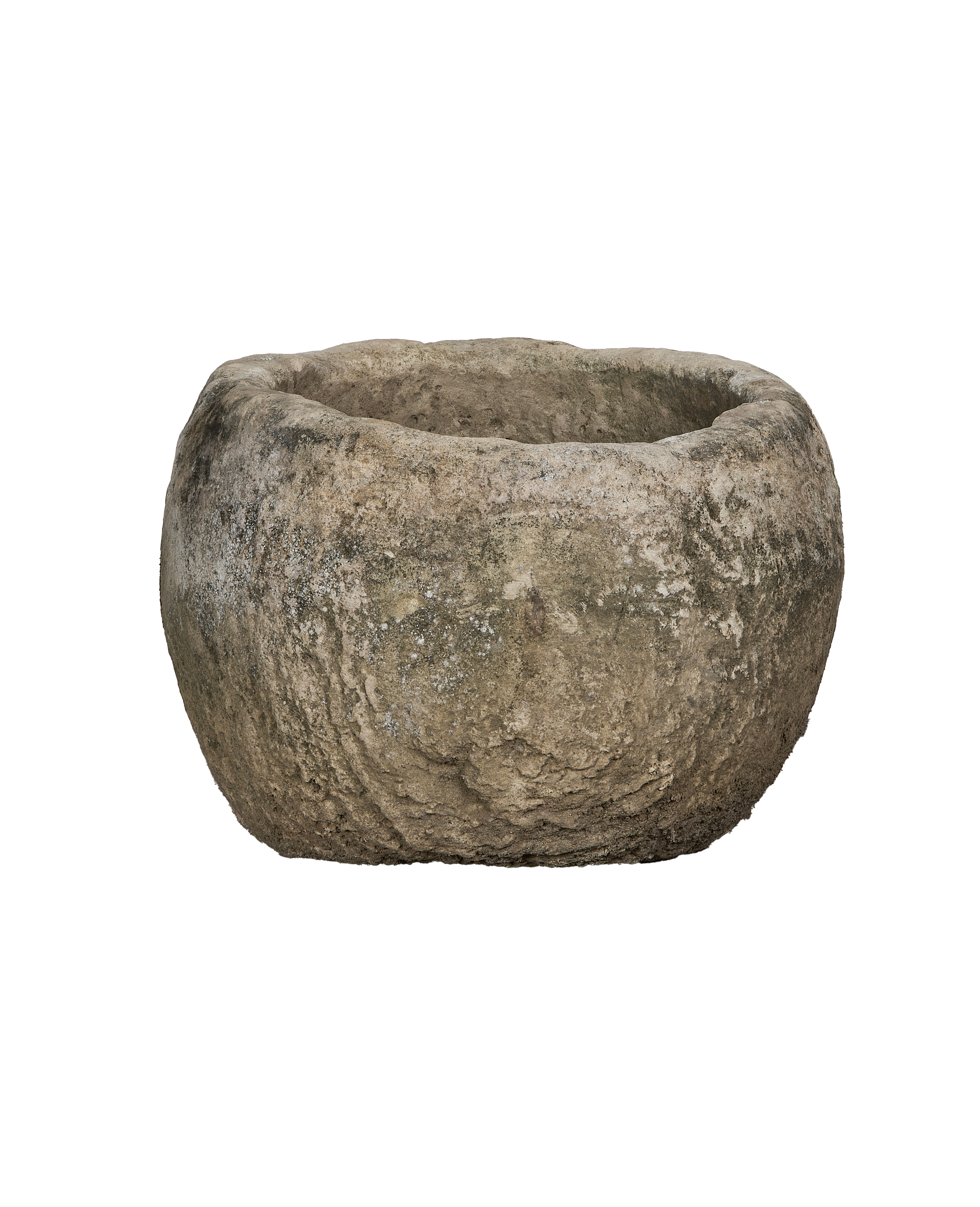 Olive Ateliers - Limestone Trough - Round