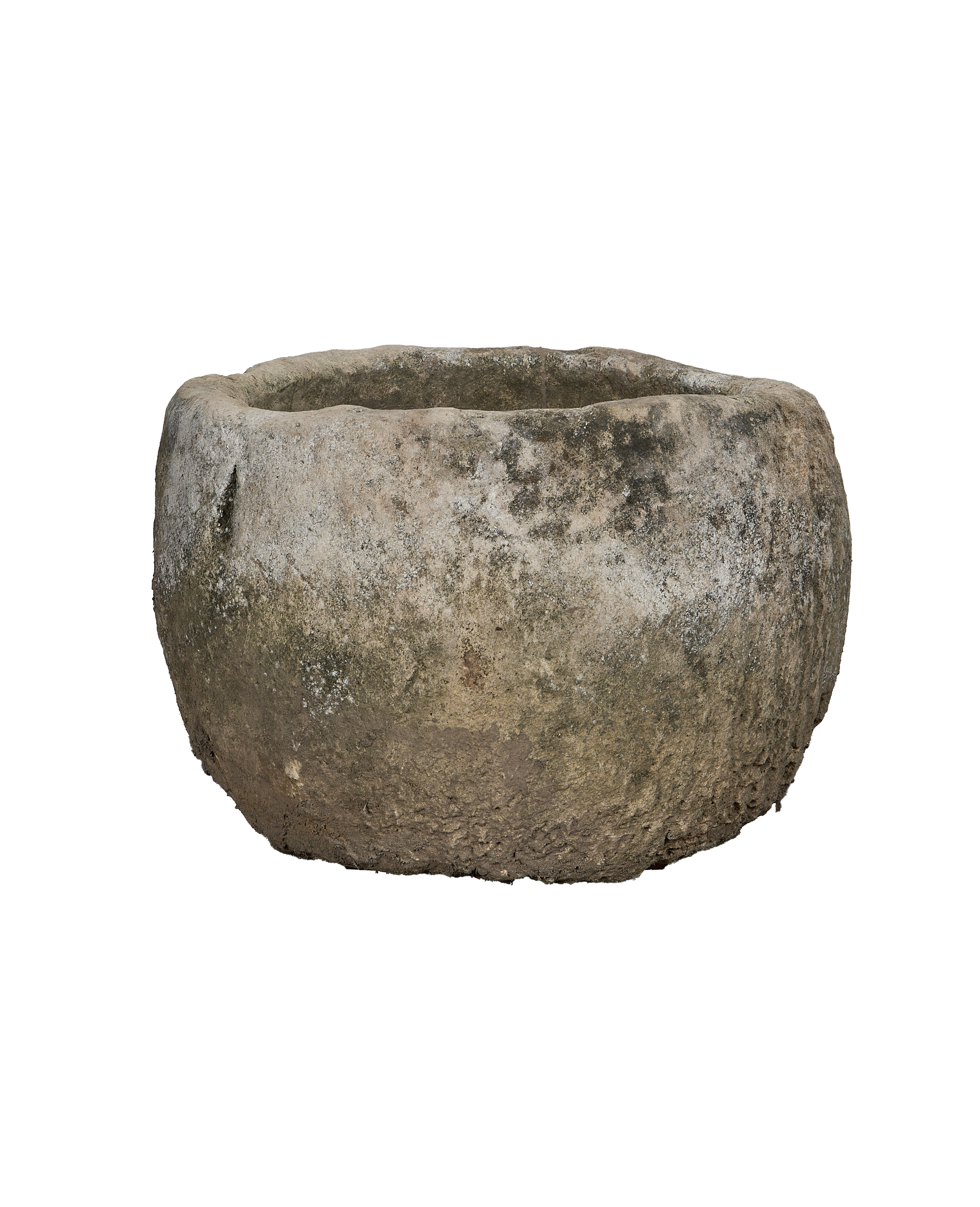 Olive Ateliers - Limestone Trough - Round