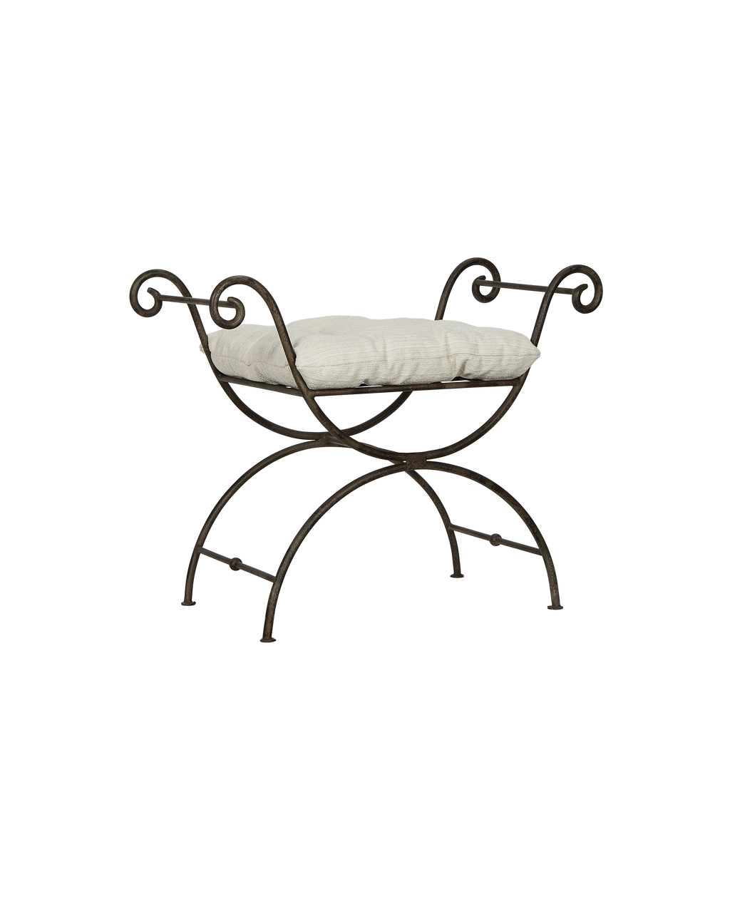 Olive Ateliers - Lyon Vanity Stool - Creme