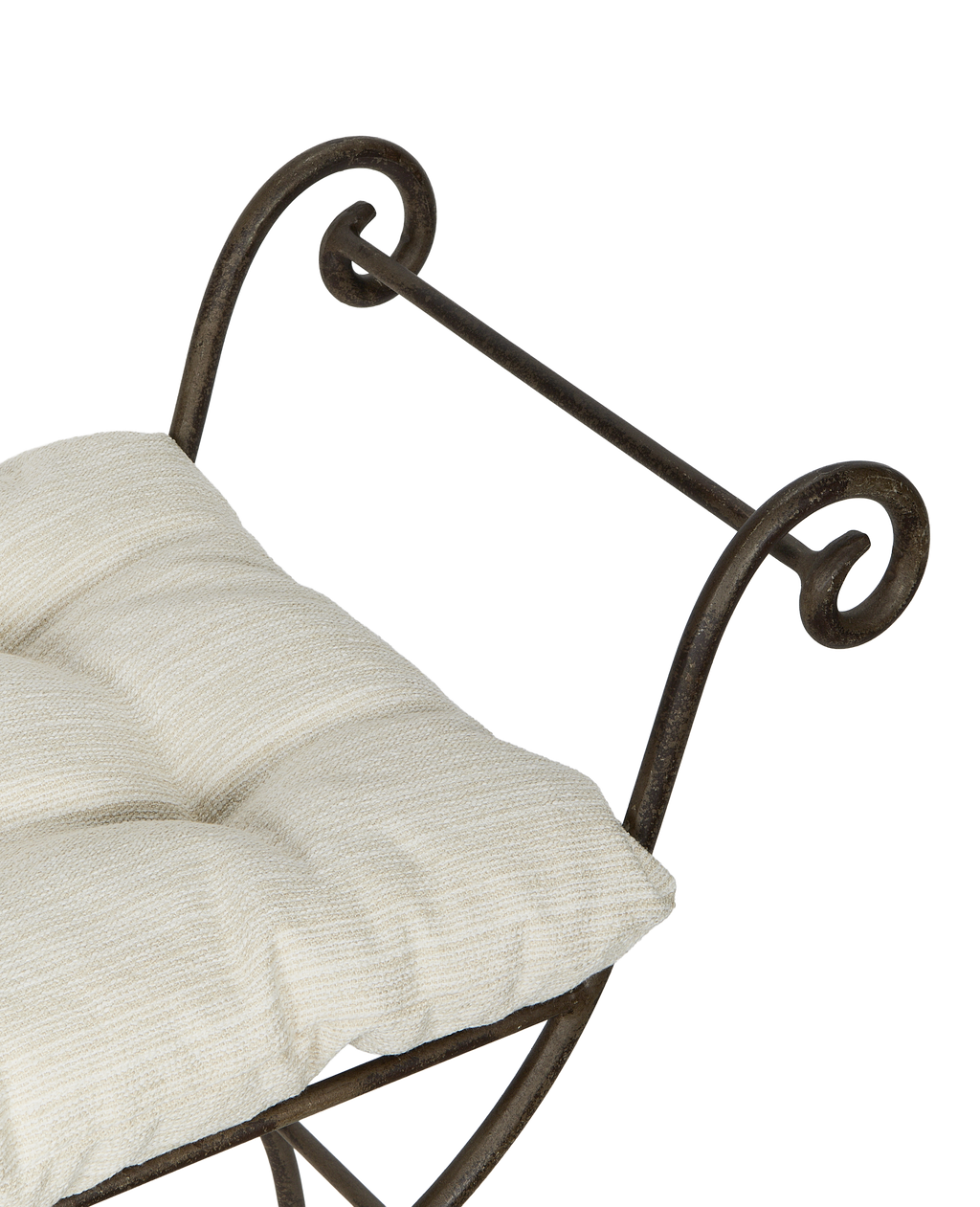 Olive Ateliers - Lyon Vanity Stool - Creme