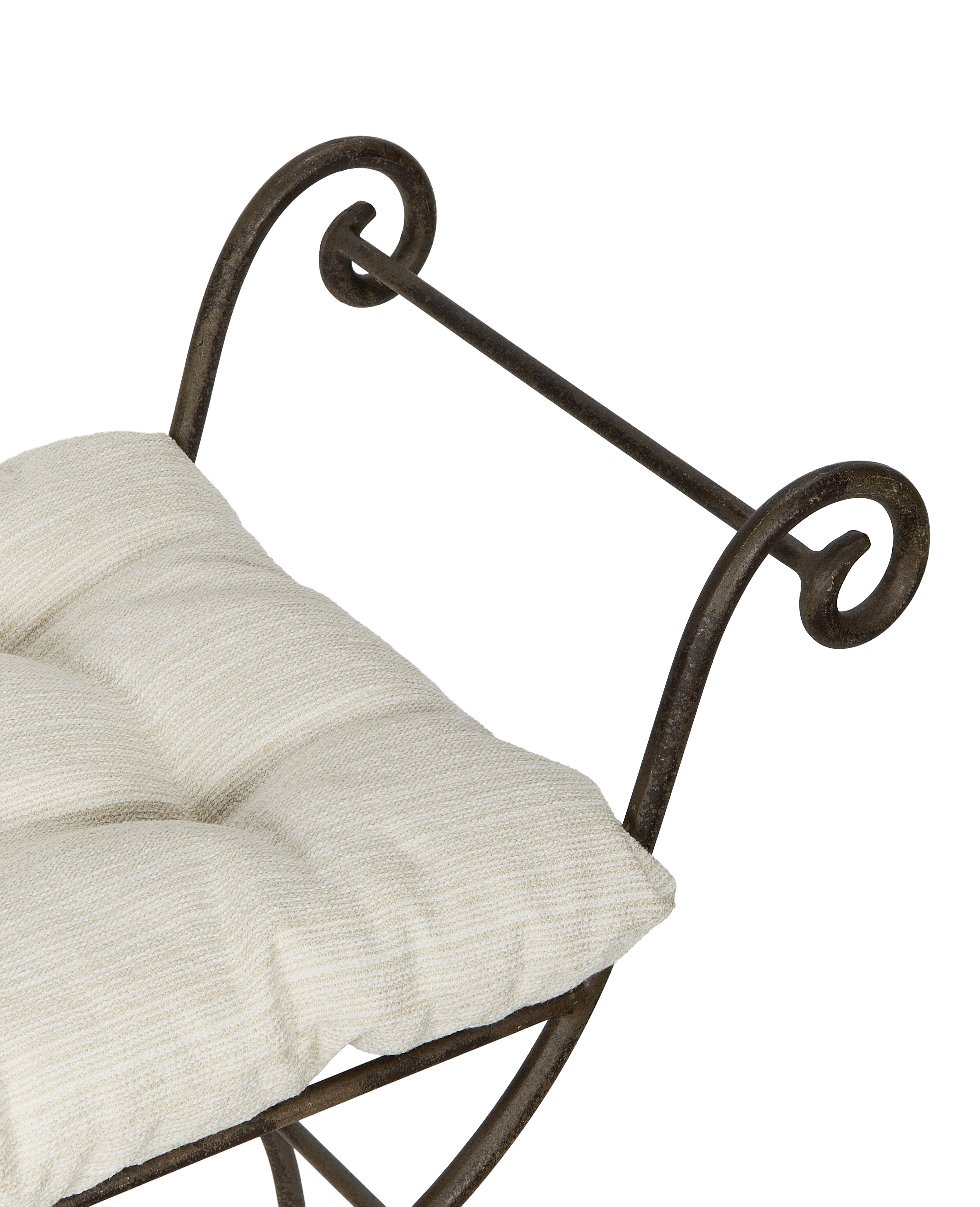 Olive Ateliers - Lyon Vanity Stool - Creme