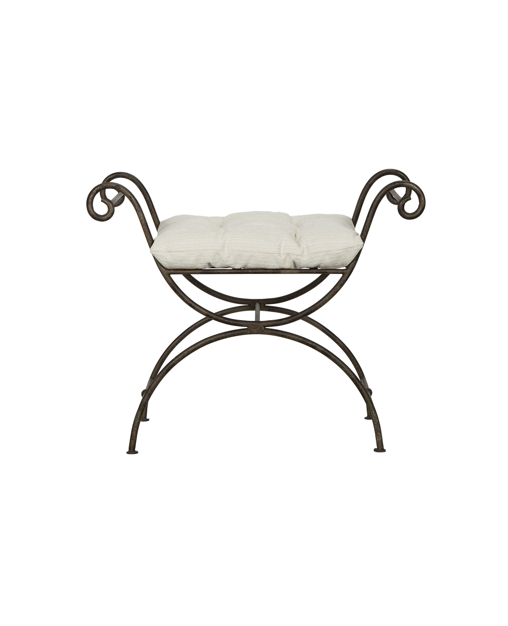 Olive Ateliers - Lyon Vanity Stool - Creme