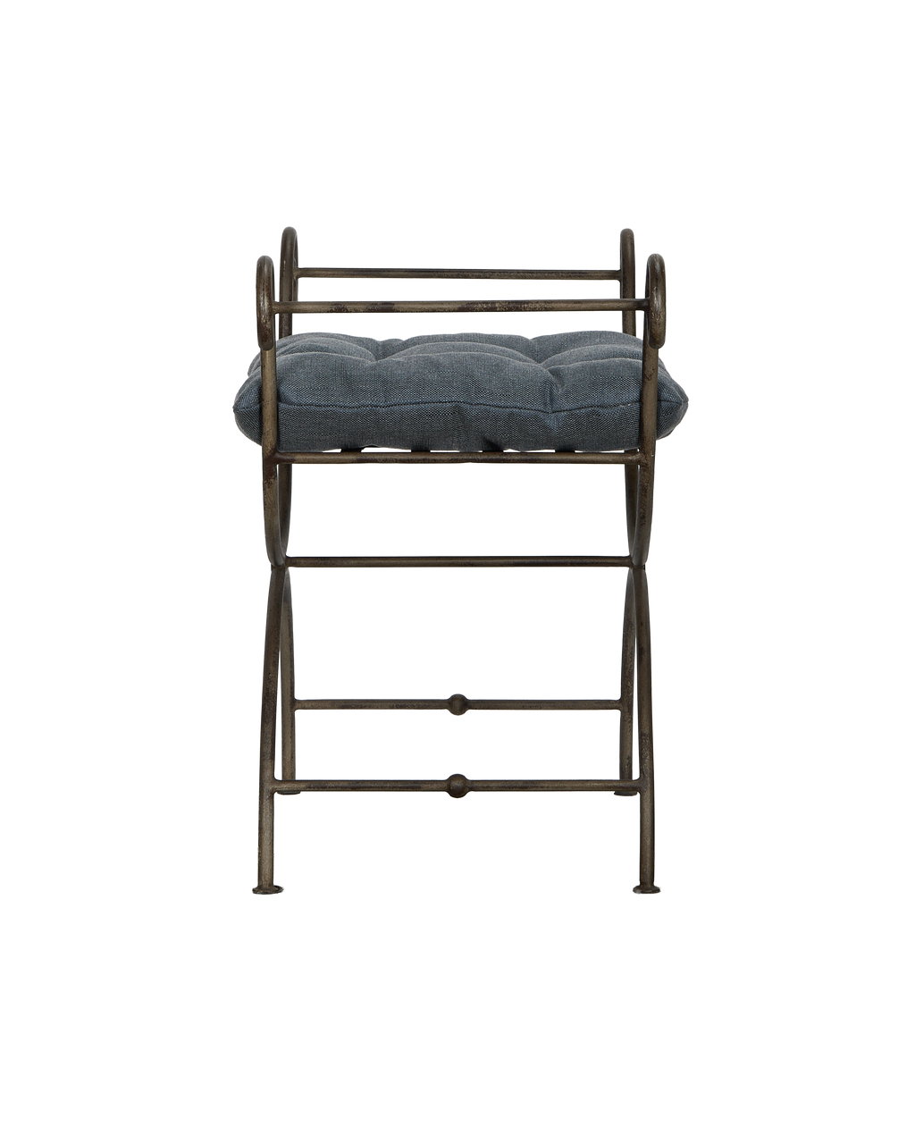 Olive Ateliers - Lyon Vanity Stool - Marine