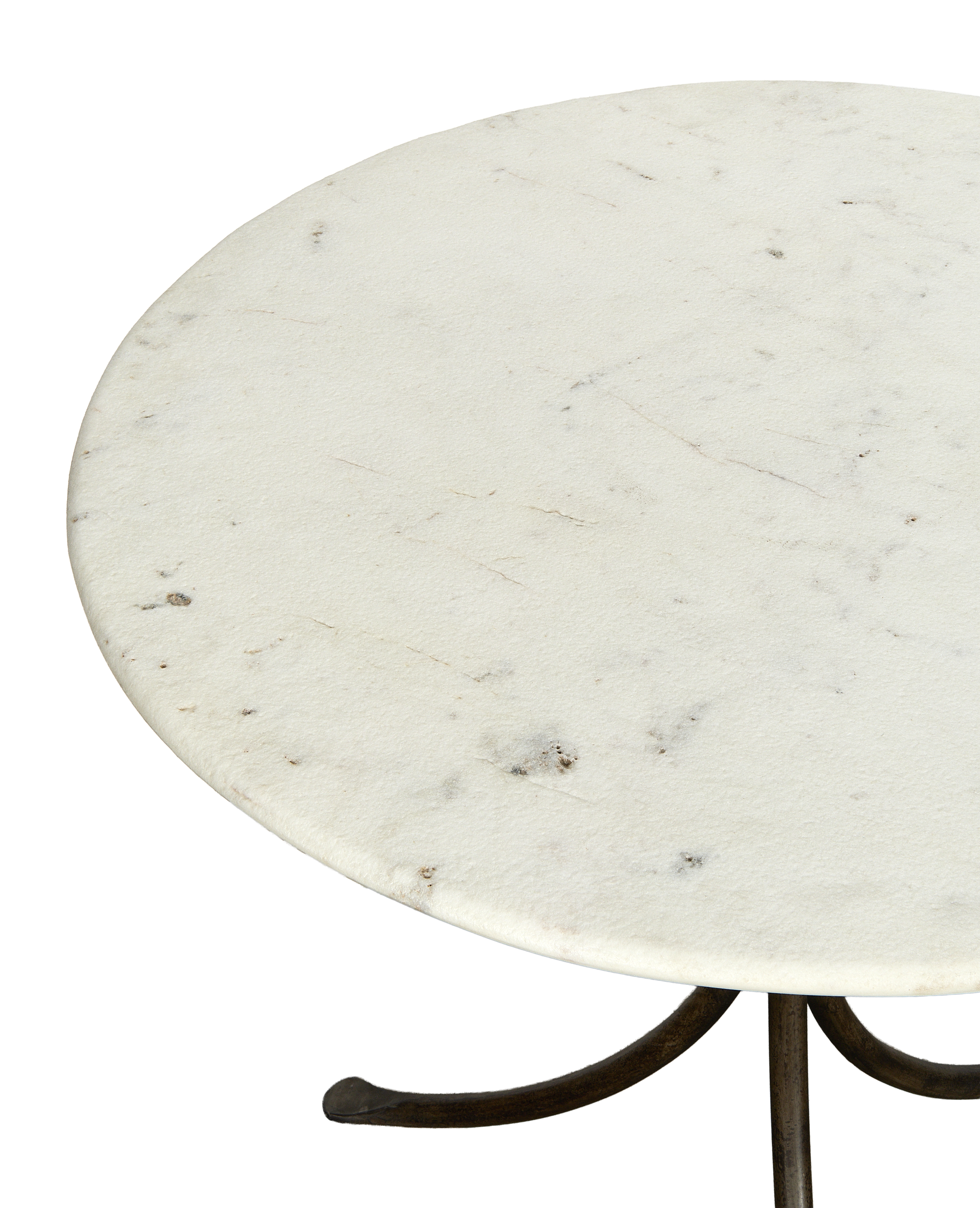 Olive Ateliers - L'Amour Marble Bistro Table - Bone