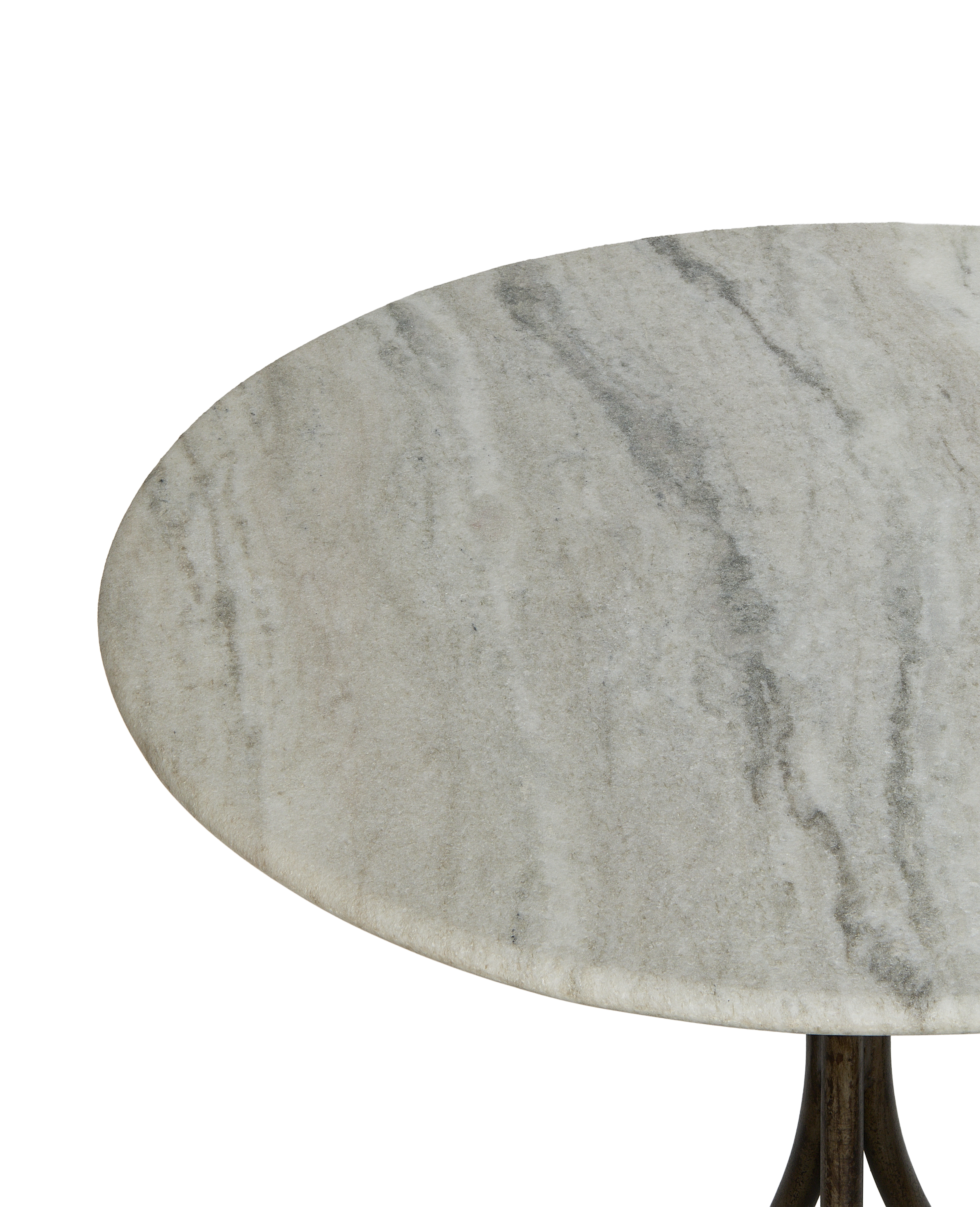 Olive Ateliers - L'Amour Marble Bistro Table - Ash