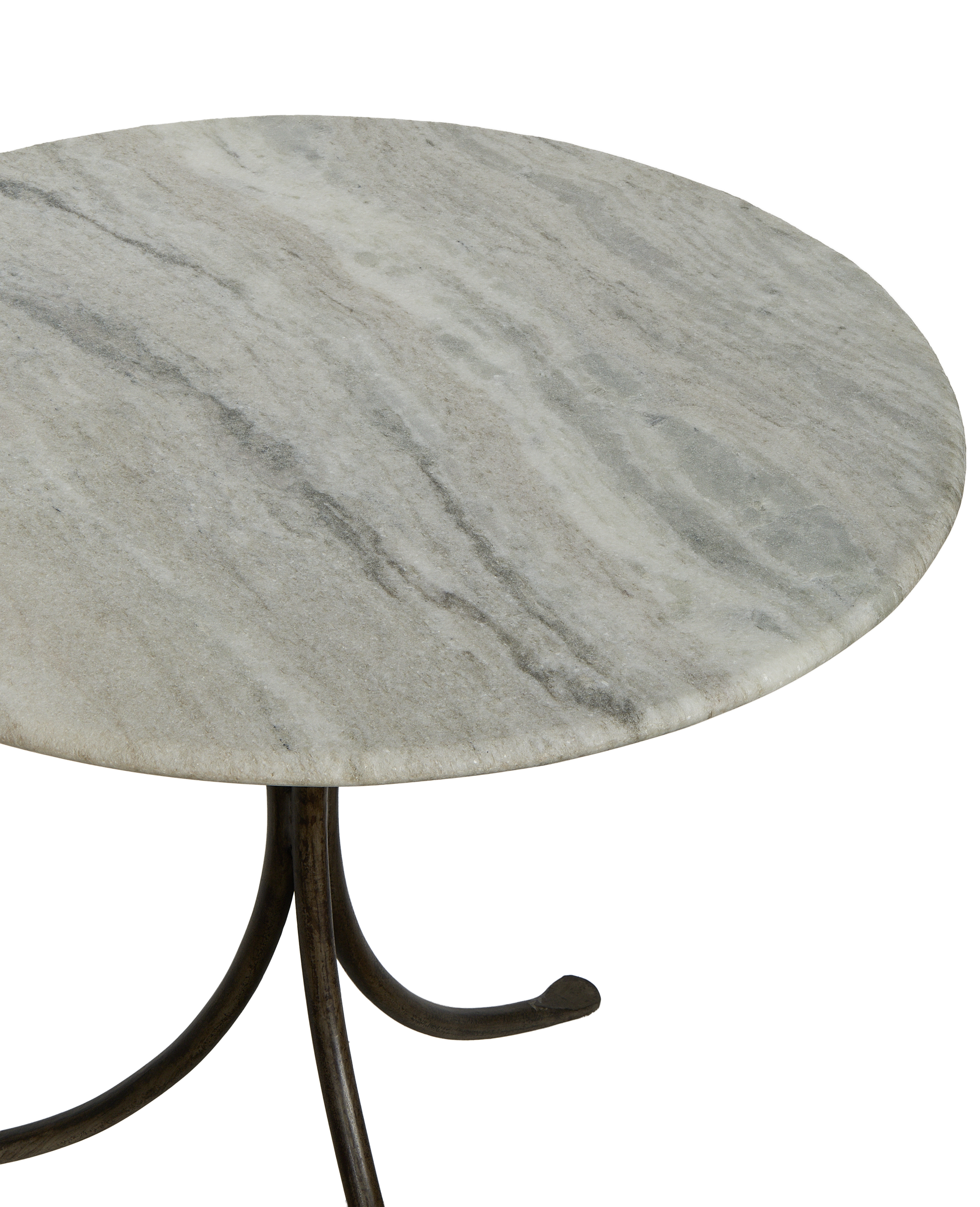 Olive Ateliers - L'Amour Marble Bistro Table - Ash