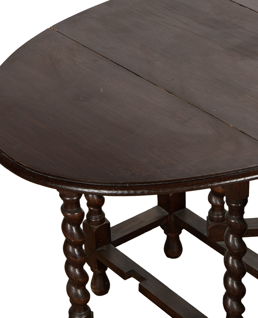Olive Ateliers - Barley Twist Drop Leaf Table