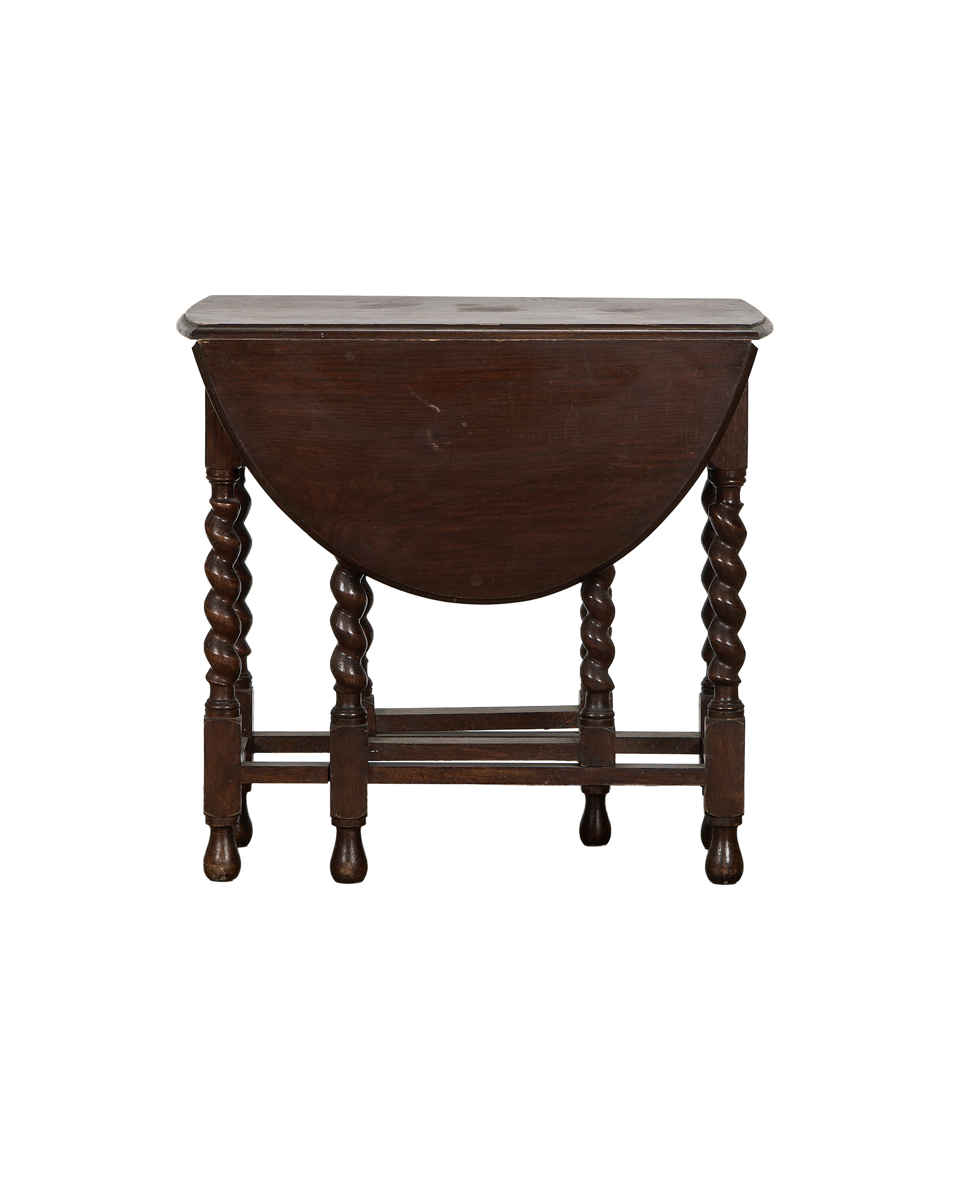 Olive Ateliers - Barley Twist Drop Leaf Table