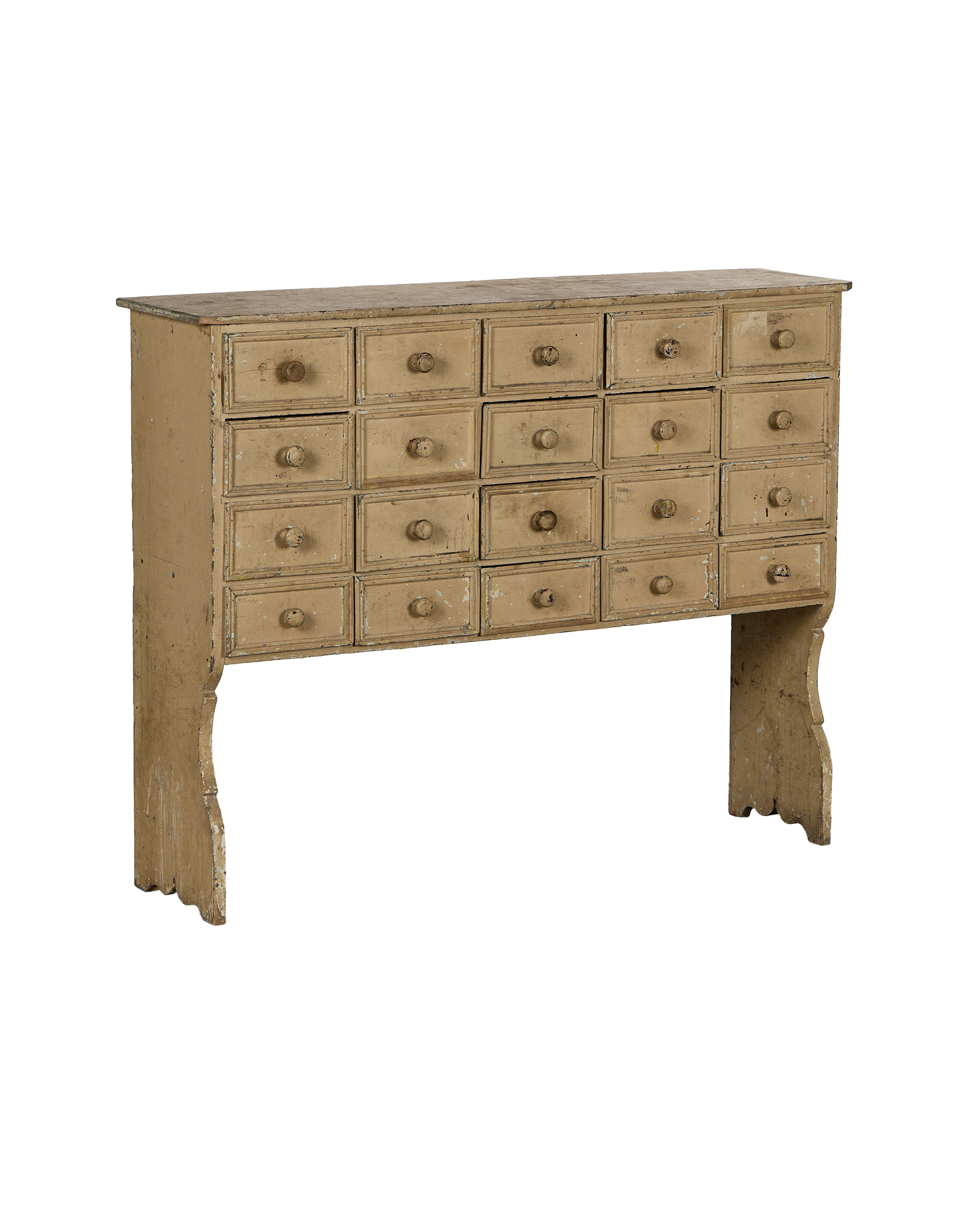 Olive Ateliers - Painted Apothecary Console