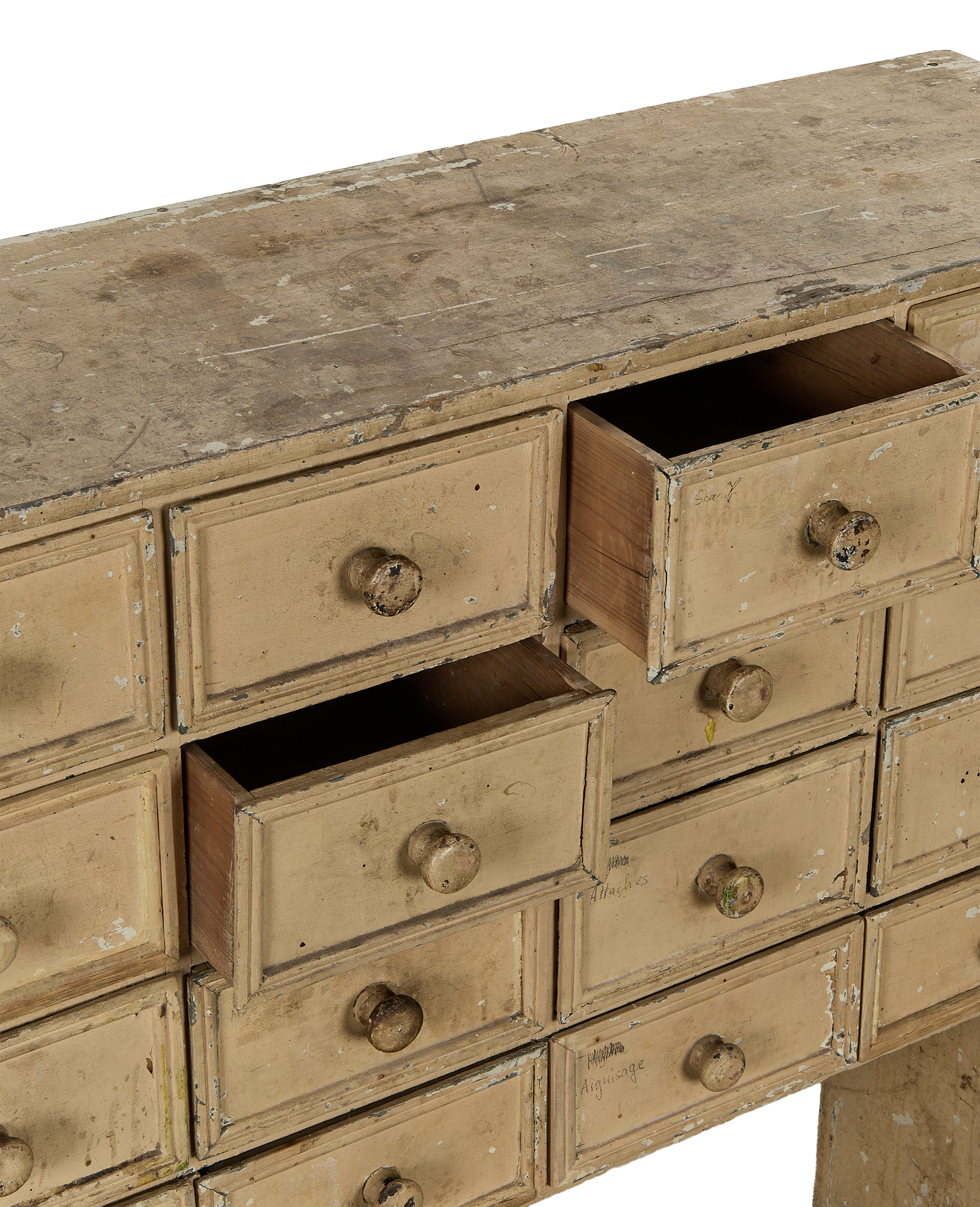 Olive Ateliers - Painted Apothecary Console