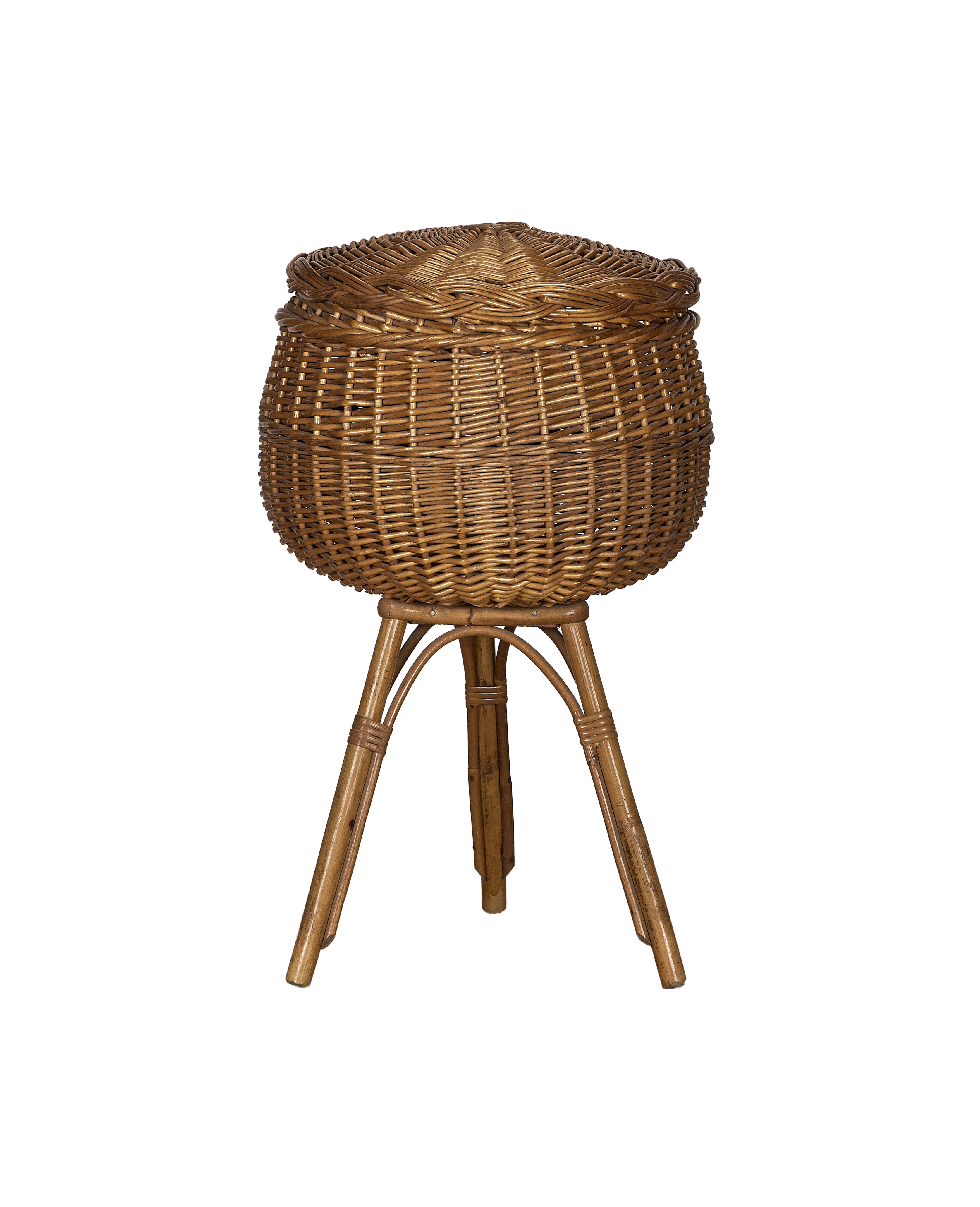 Olive Ateliers - Rattan Storage Pot