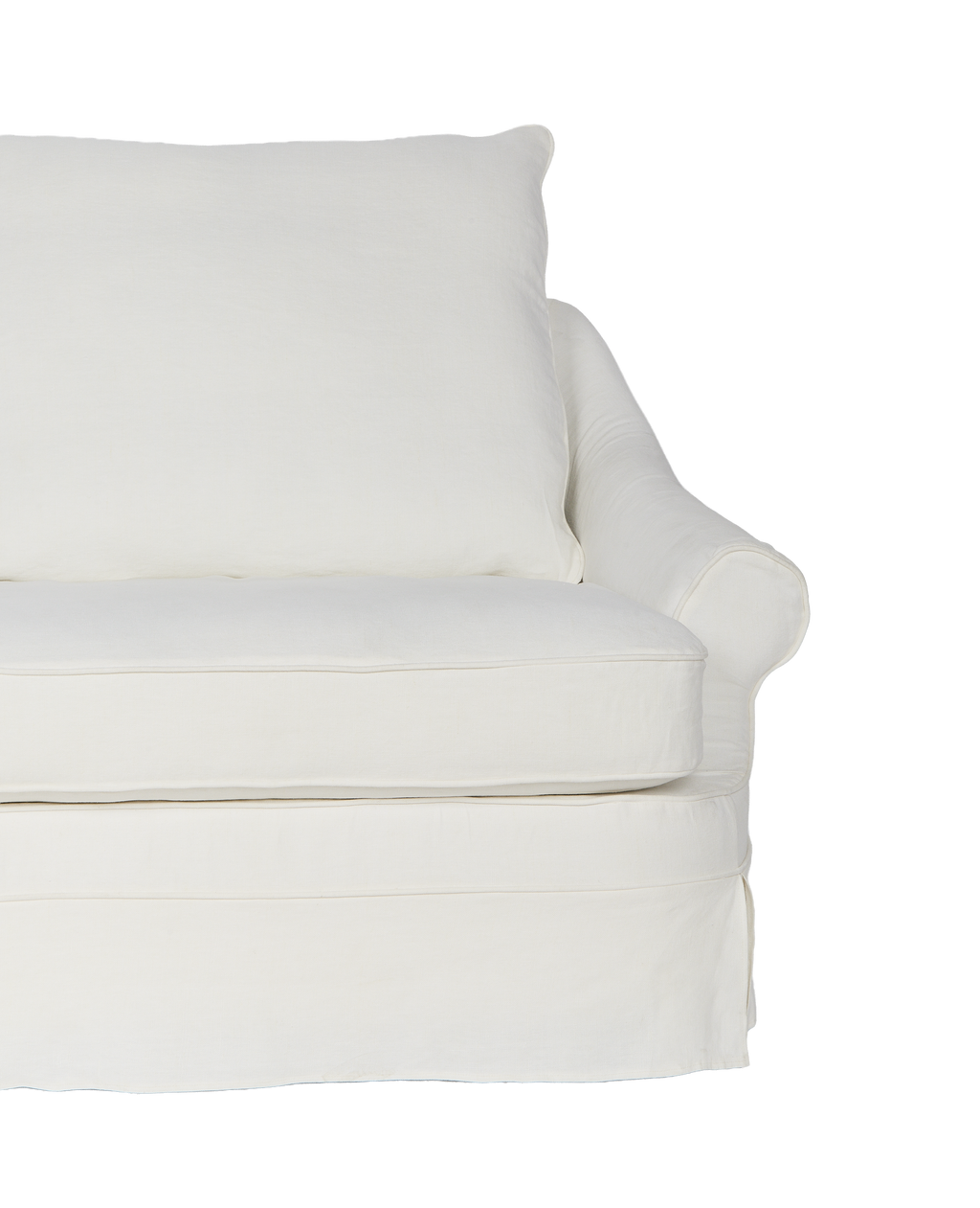 Olive Ateliers - Maud Slipcover Sofa - Ivory