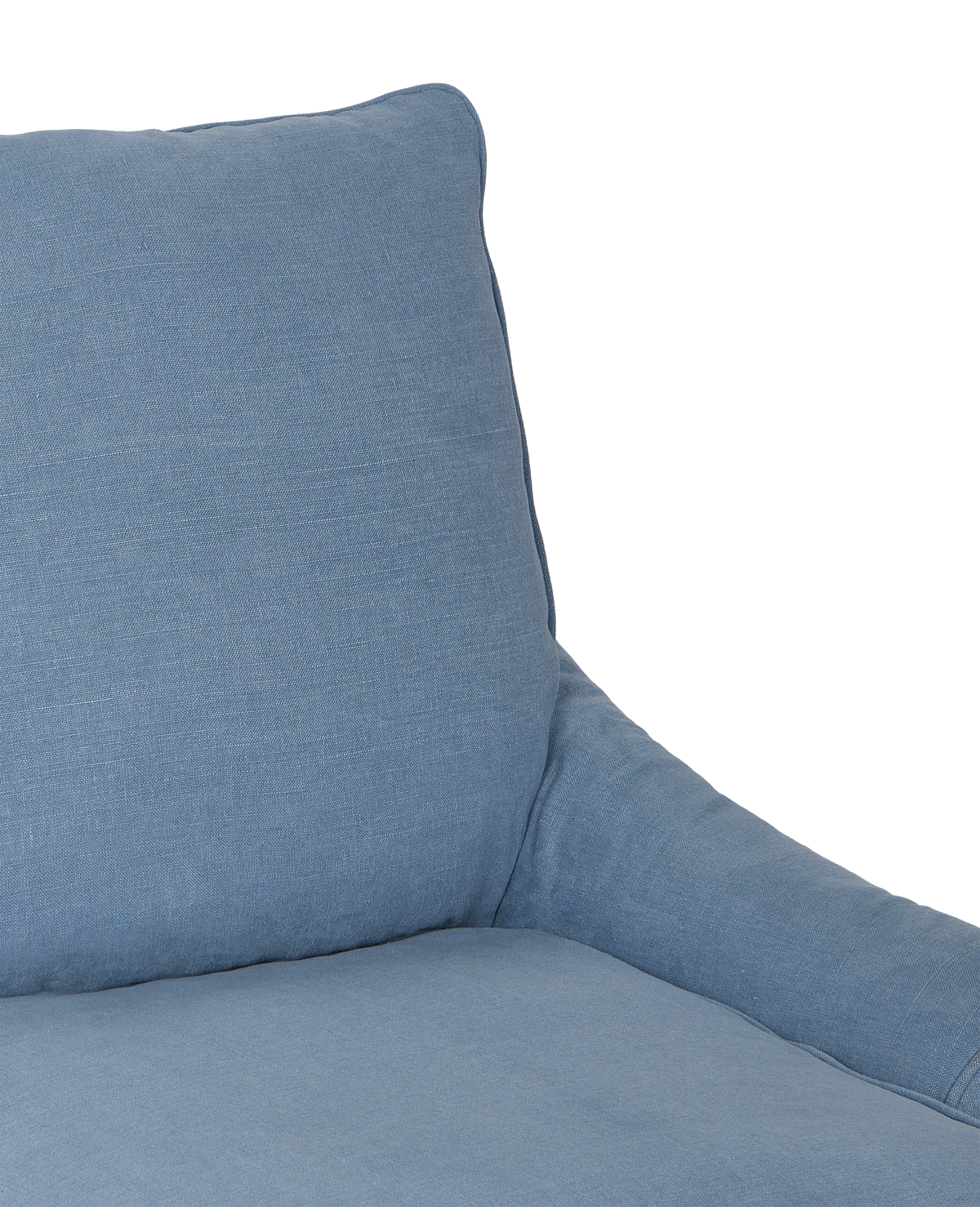 Olive Ateliers - Maud Slipcover Lounge Chair - Cornflower