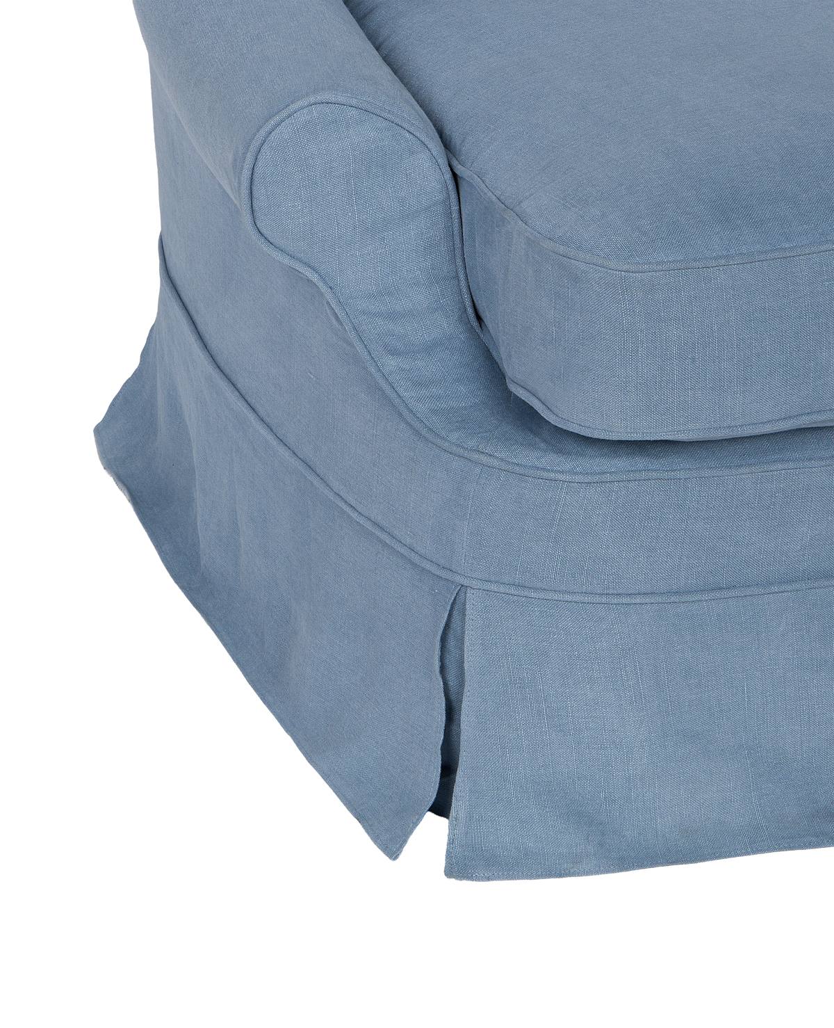 Olive Ateliers - Maud Slipcover Lounge Chair - Cornflower