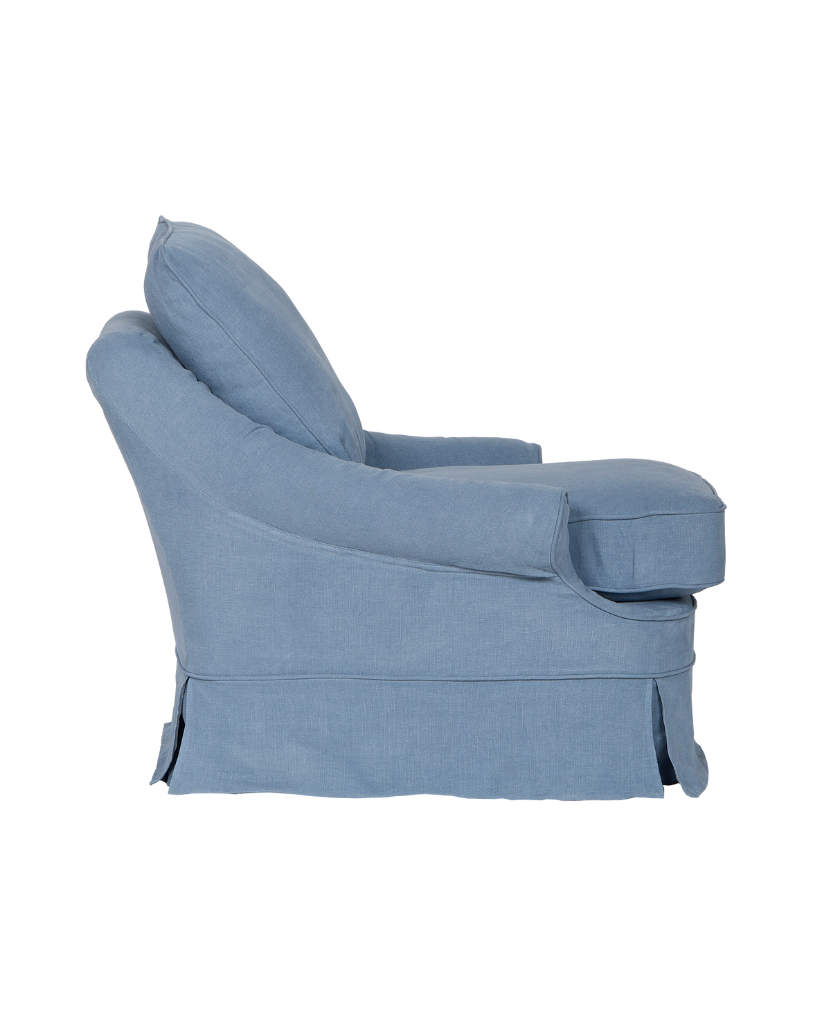 Olive Ateliers - Maud Slipcover Lounge Chair - Cornflower