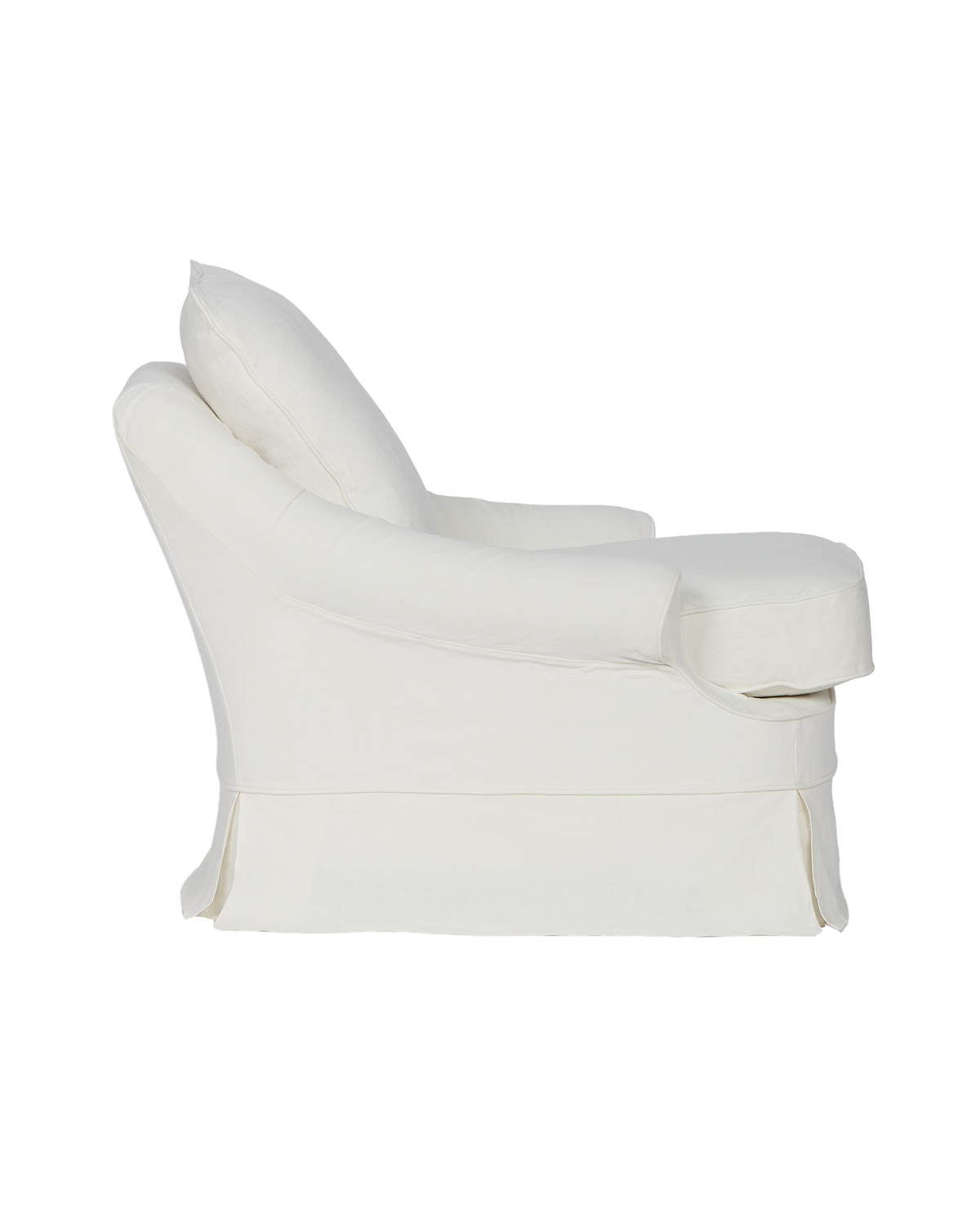 Olive Ateliers - Maud Slipcover Lounge Chair - Ivory