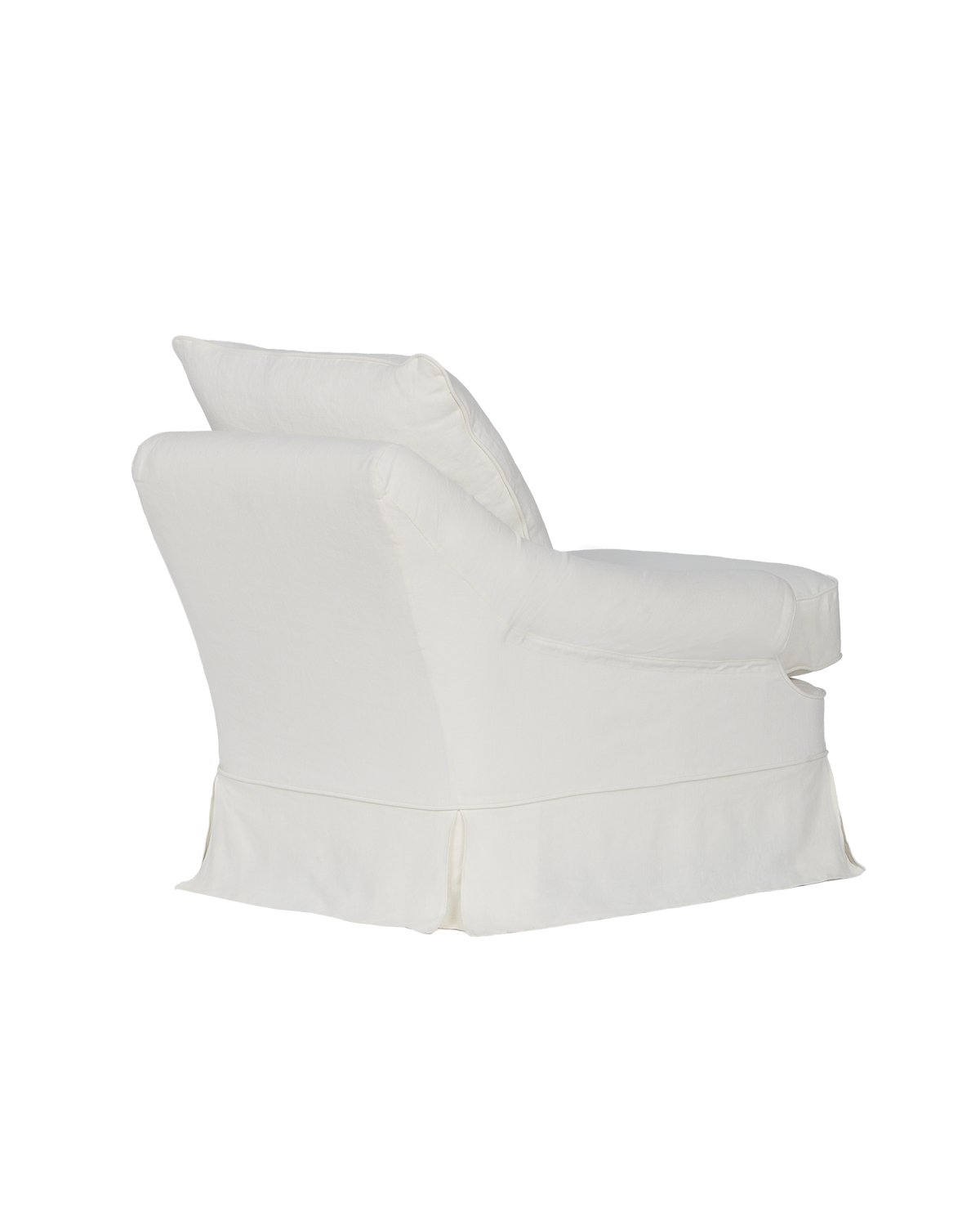 Olive Ateliers - Maud Slipcover Lounge Chair - Ivory