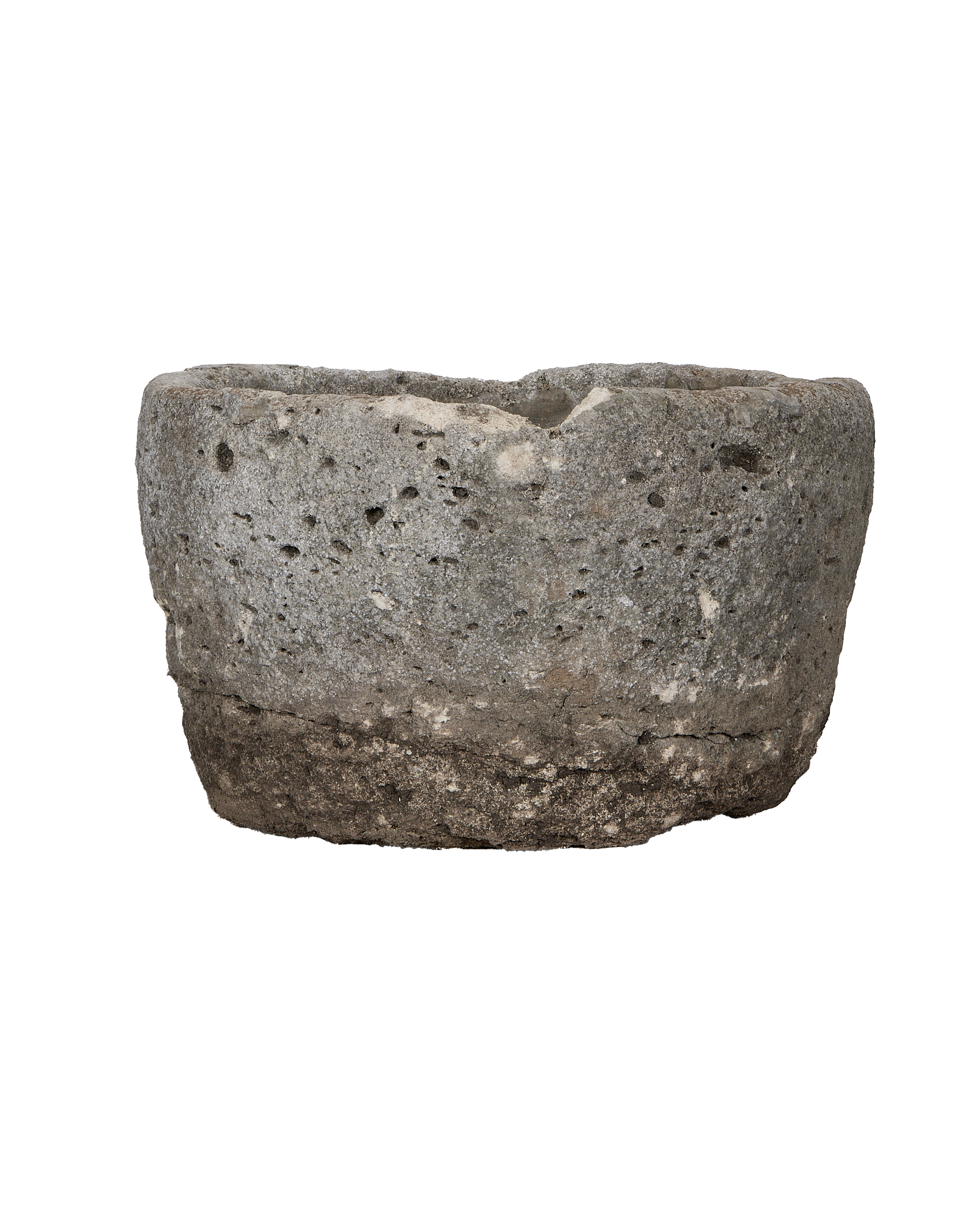 Olive Ateliers - Limestone Trough - Round