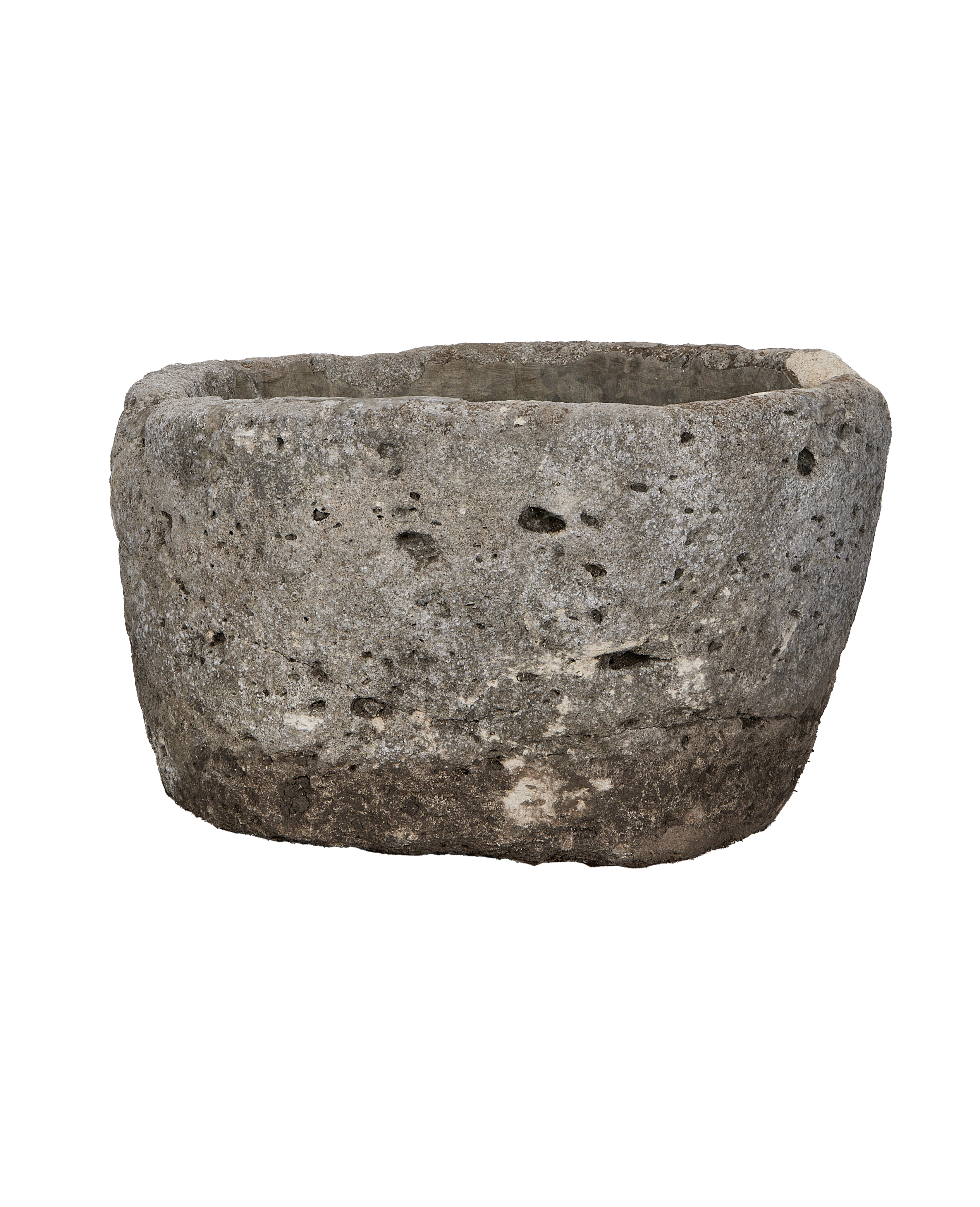 Olive Ateliers - Limestone Trough - Round