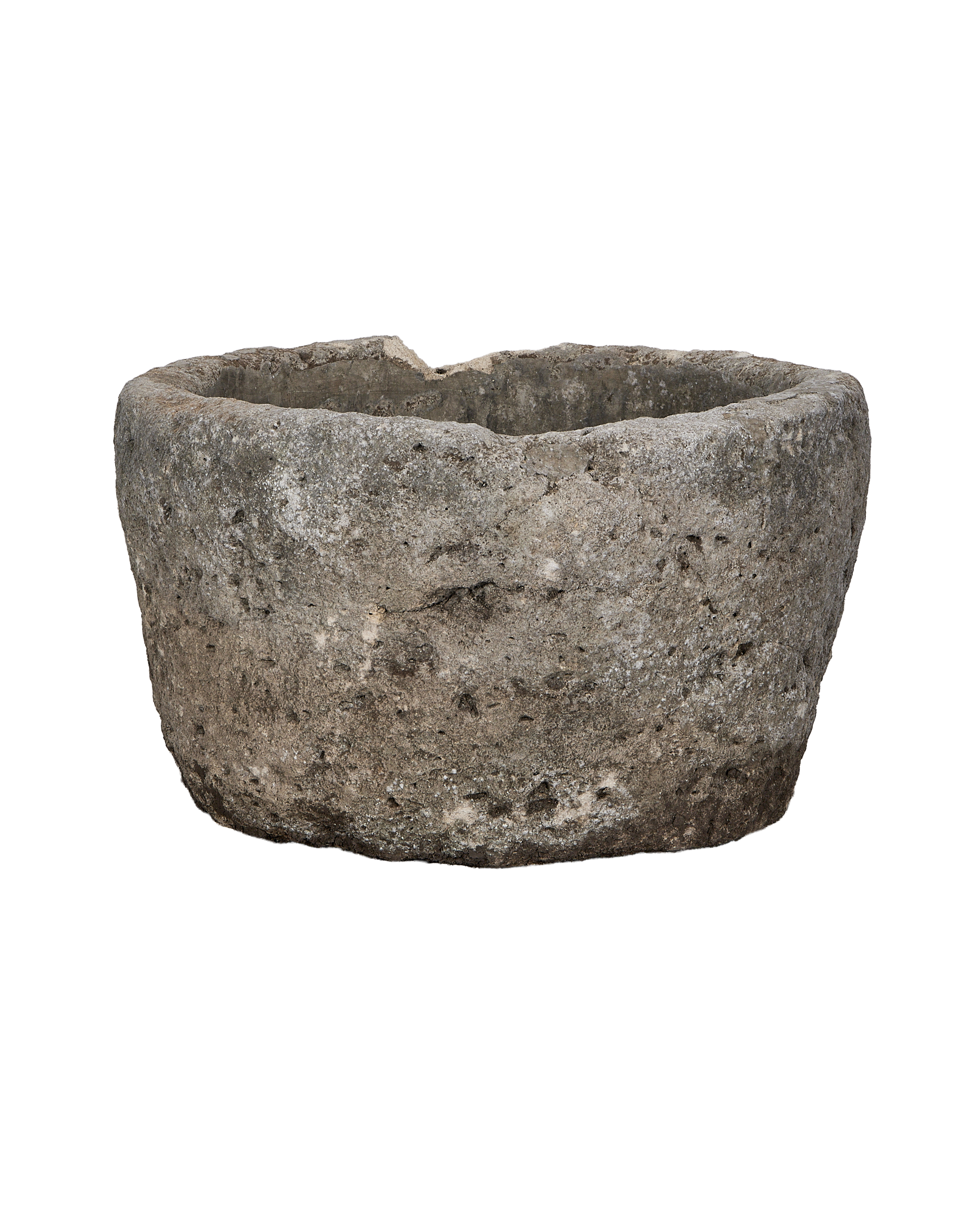 Olive Ateliers - Limestone Trough - Round