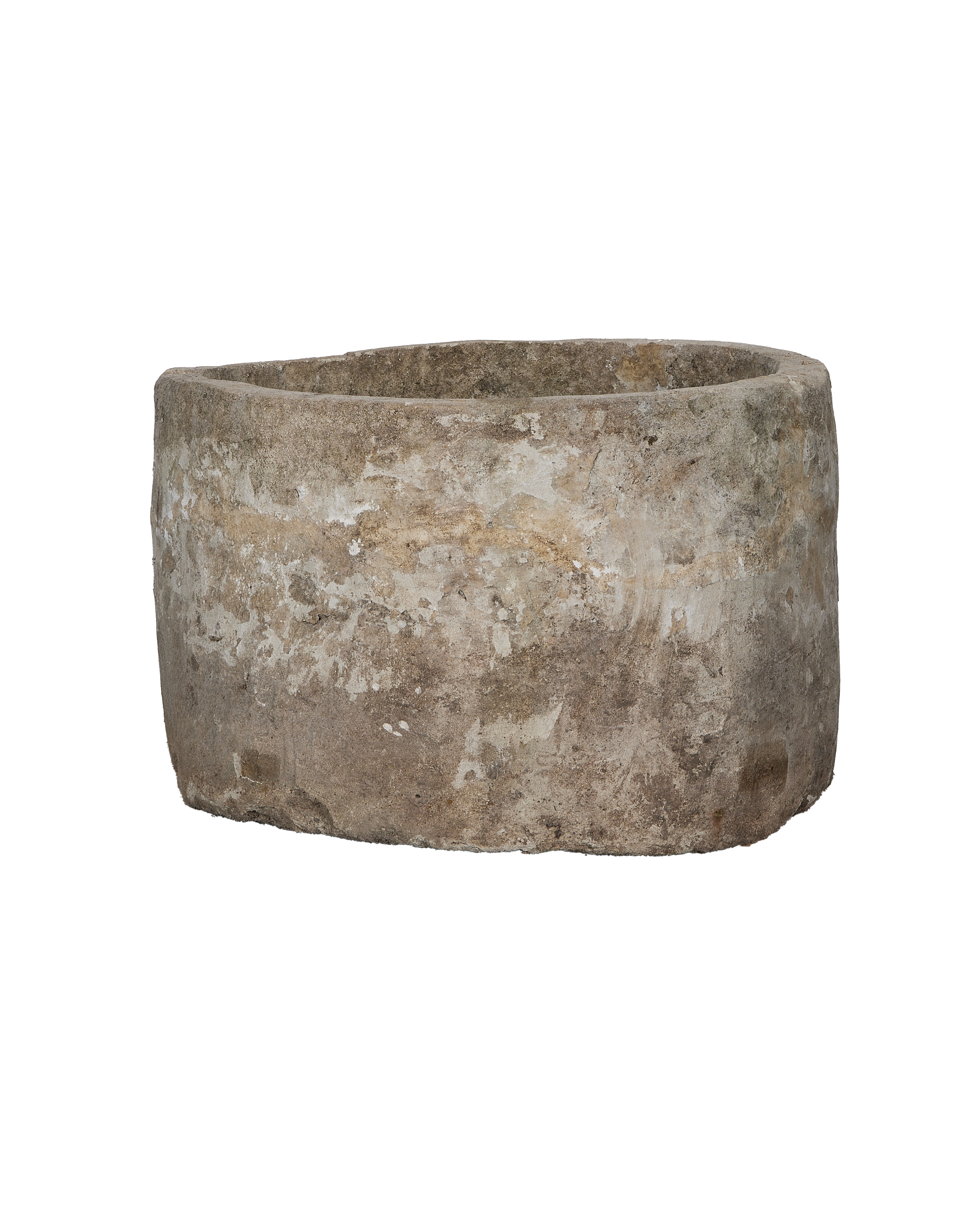 Olive Ateliers - Limestone Trough - Round