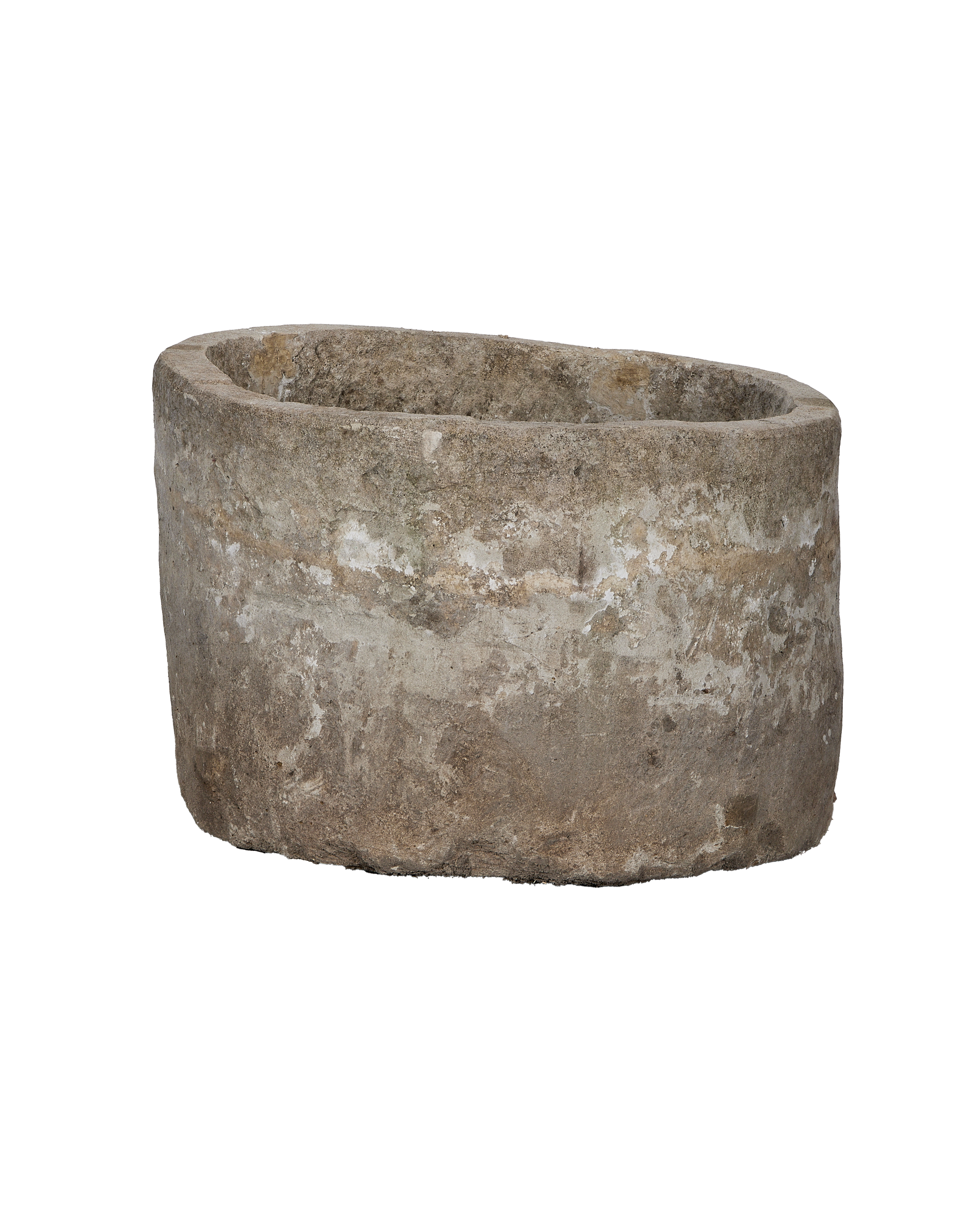 Olive Ateliers - Limestone Trough - Round