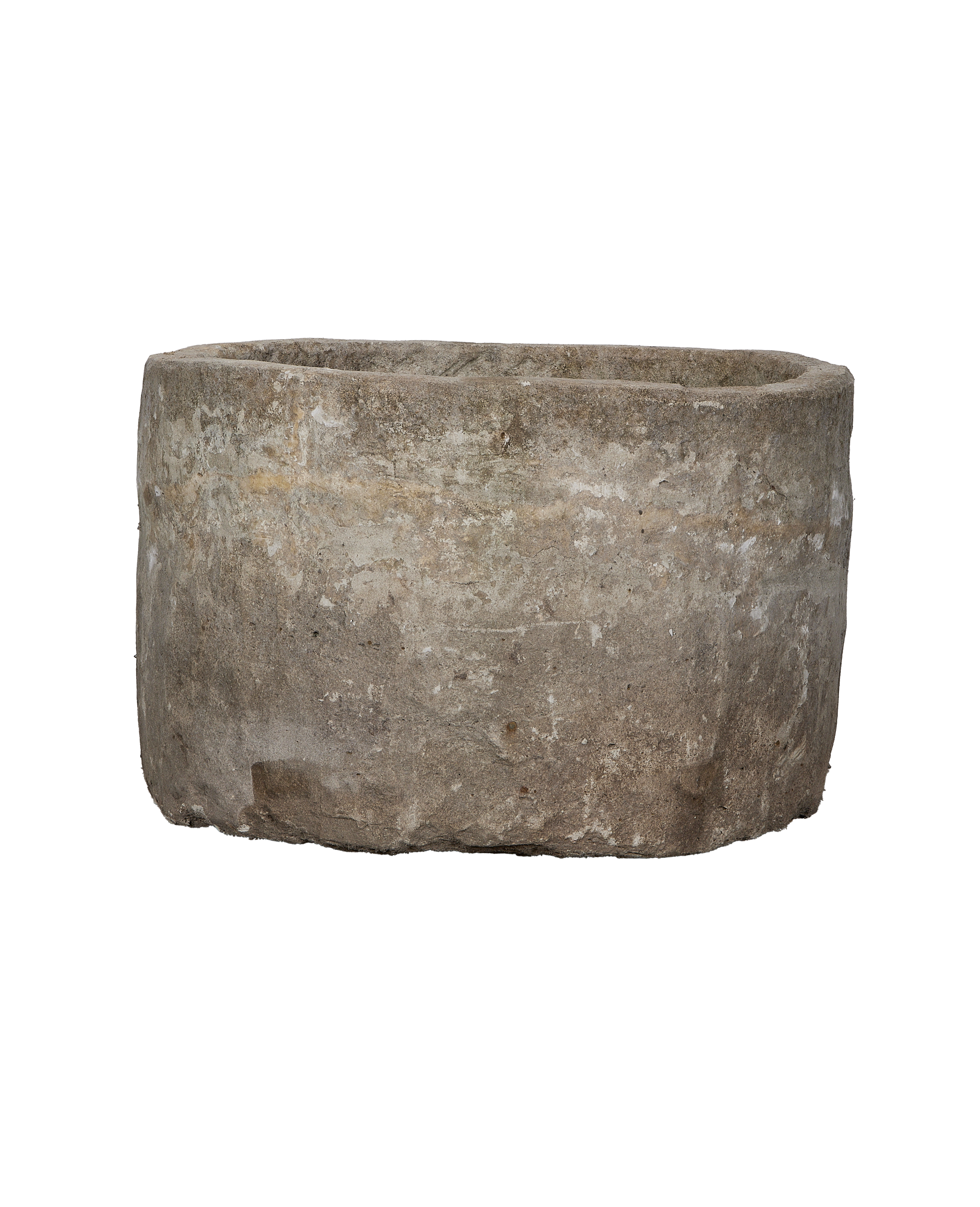 Olive Ateliers - Limestone Trough - Round