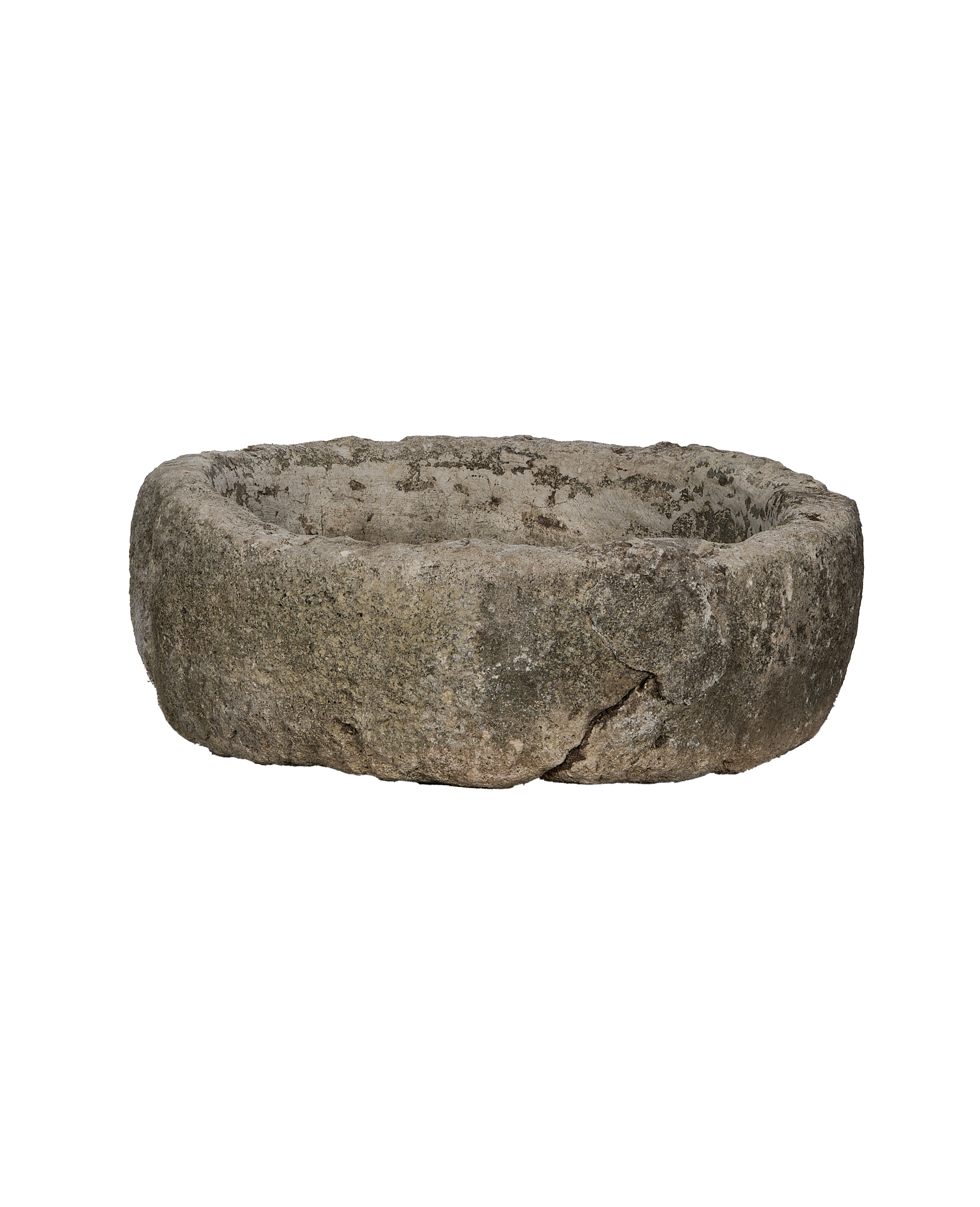 Olive Ateliers - Limestone Trough - Round