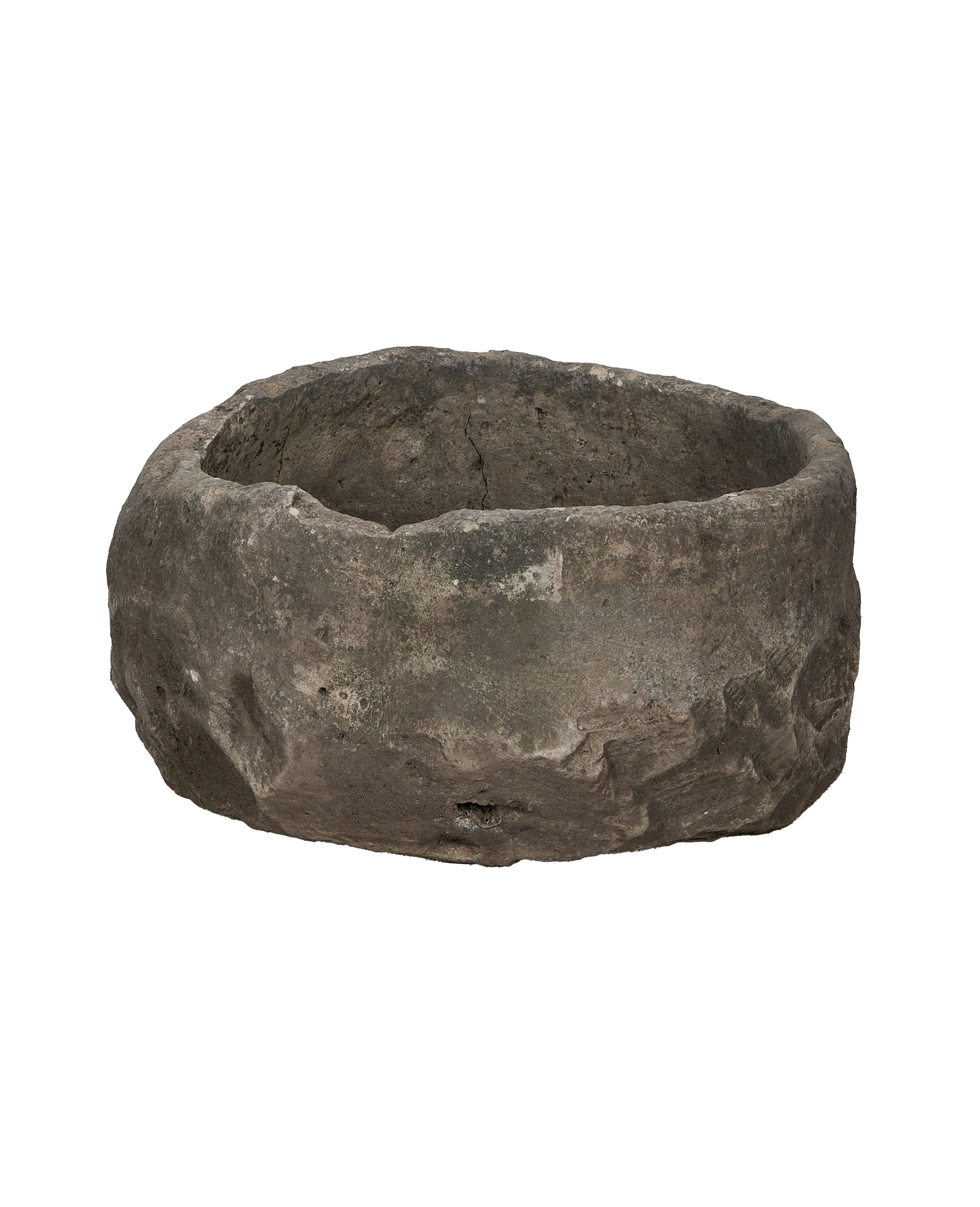 Olive Ateliers - Limestone Trough - Round