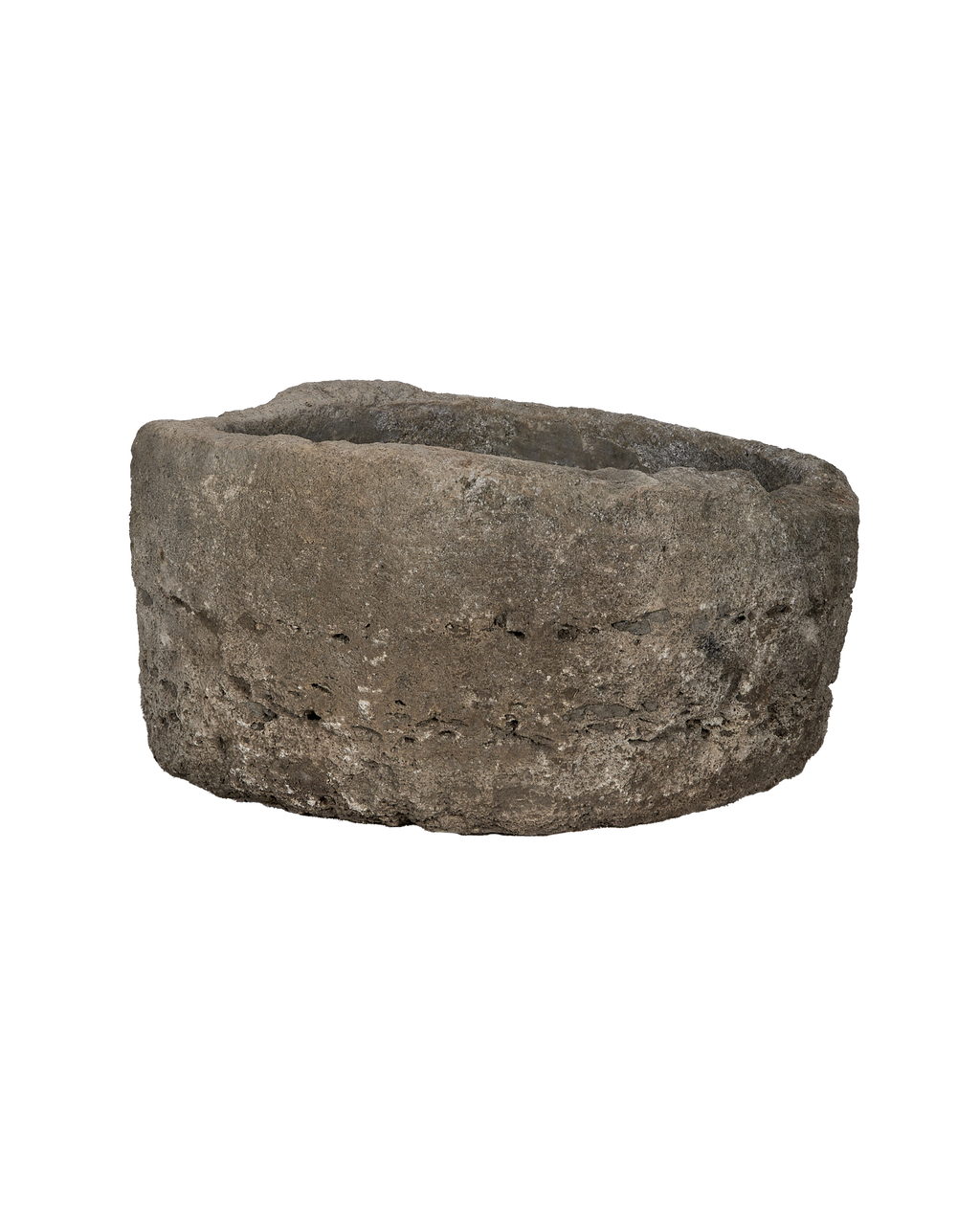 Olive Ateliers - Limestone Trough - Round