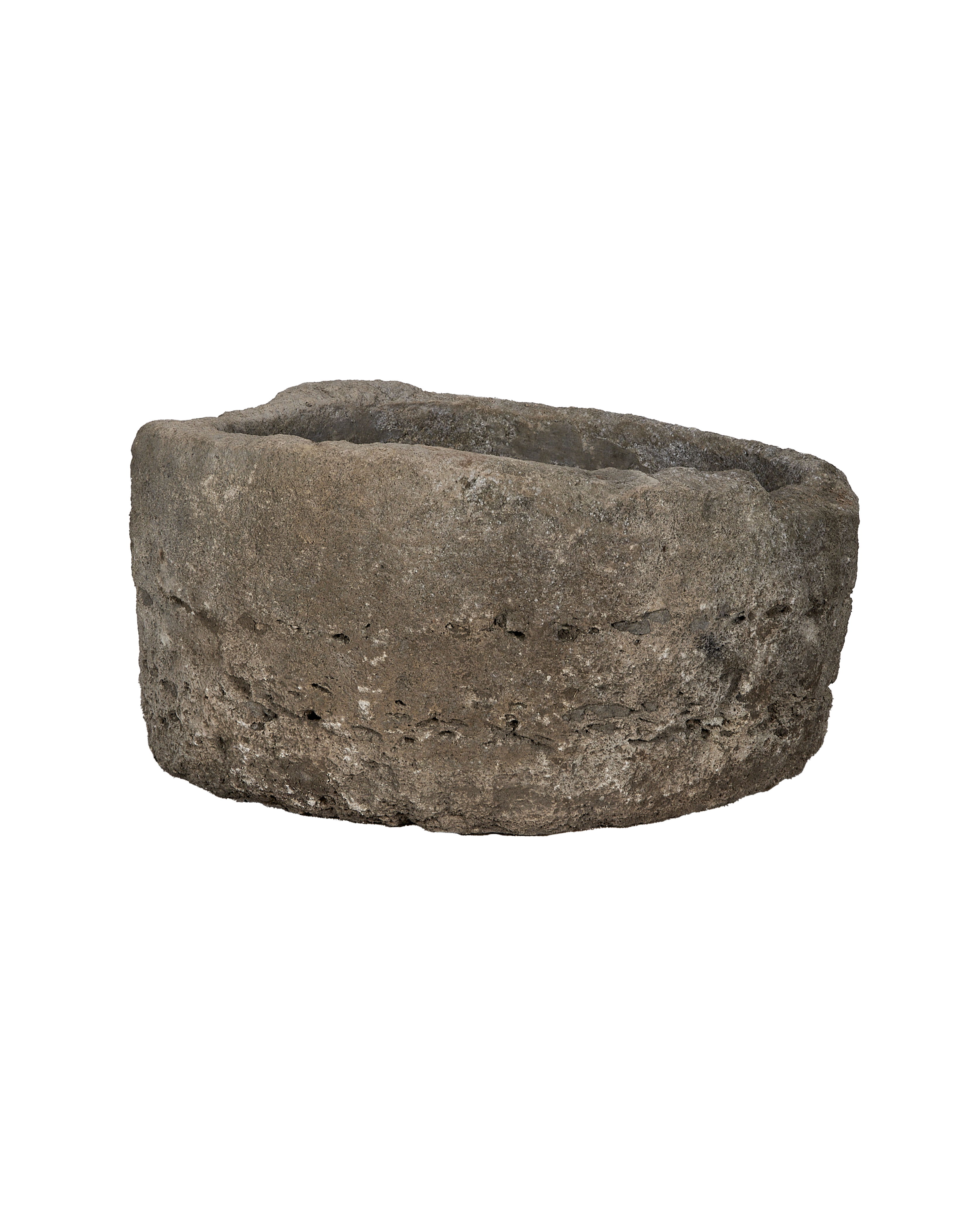 Olive Ateliers - Limestone Trough - Round