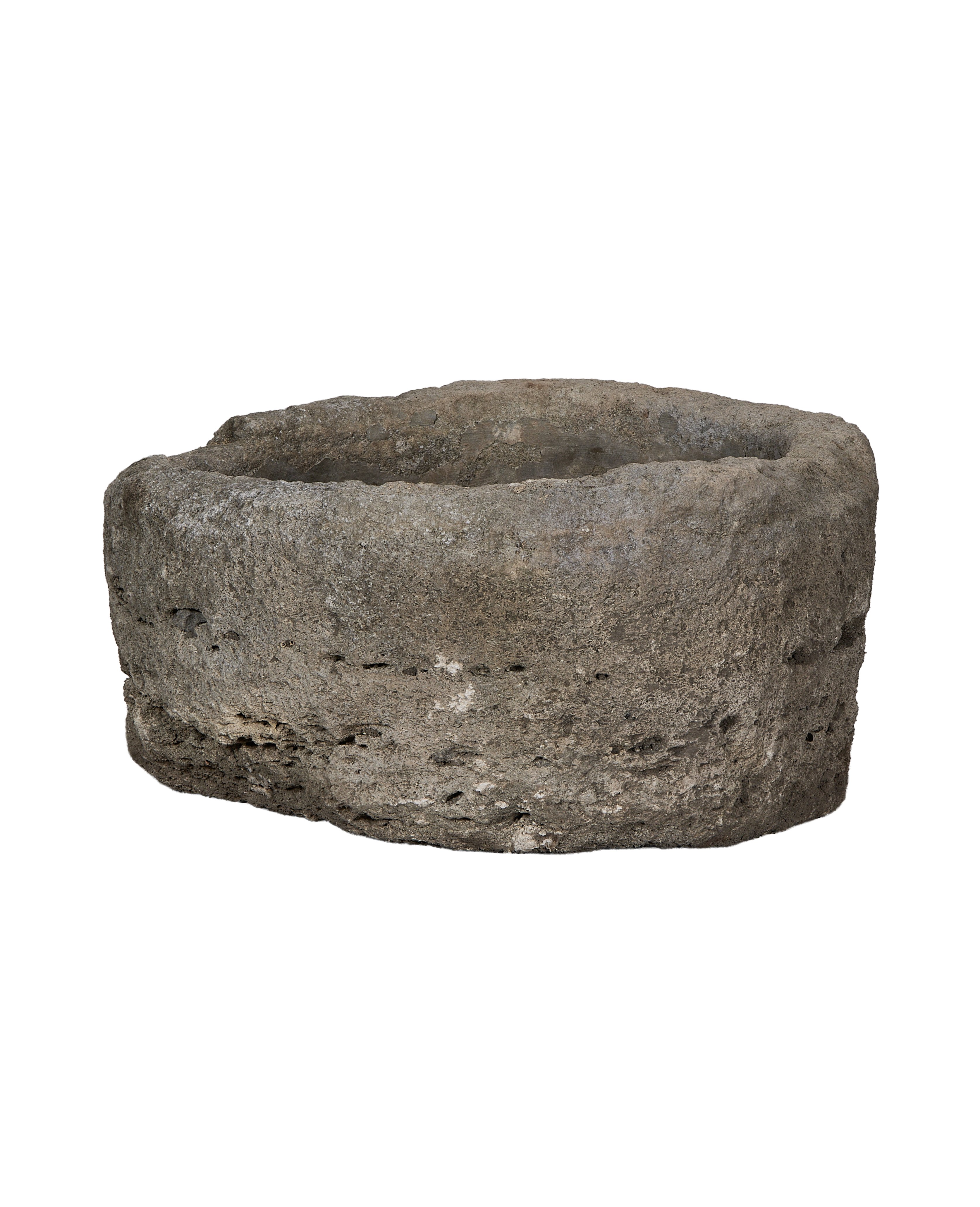 Olive Ateliers - Limestone Trough - Round