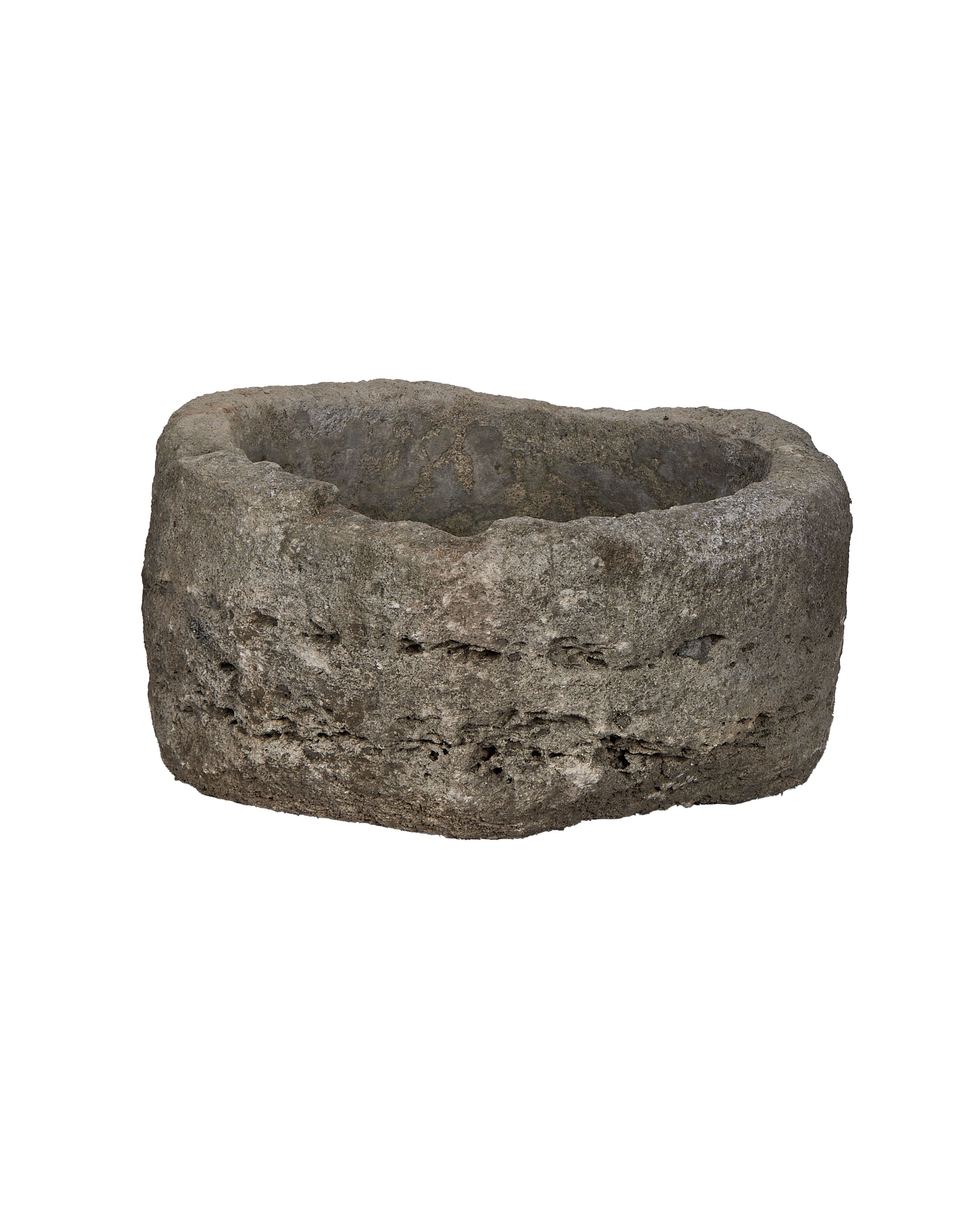 Olive Ateliers - Limestone Trough - Round
