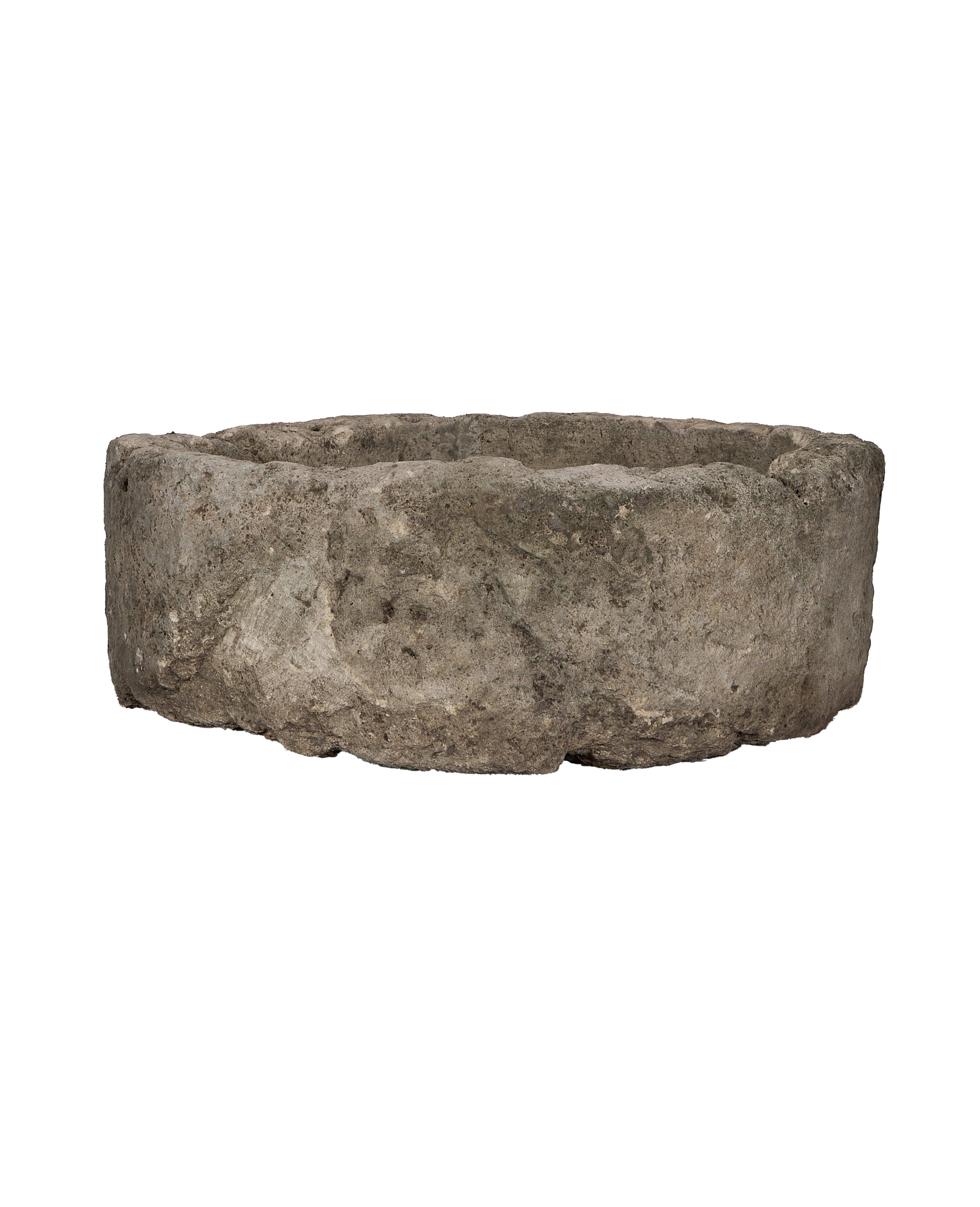 Olive Ateliers - Limestone Trough - Round