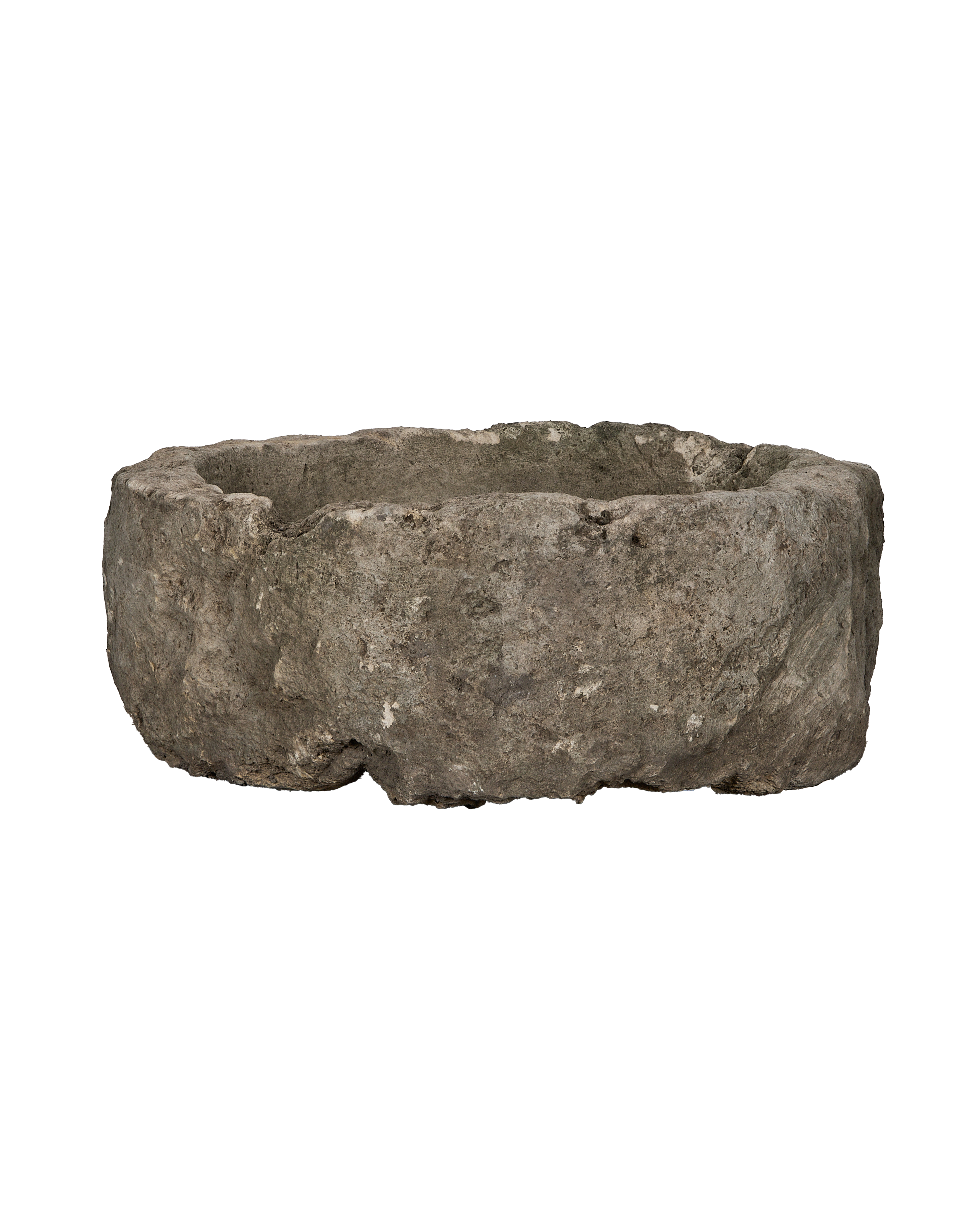 Olive Ateliers - Limestone Trough - Round