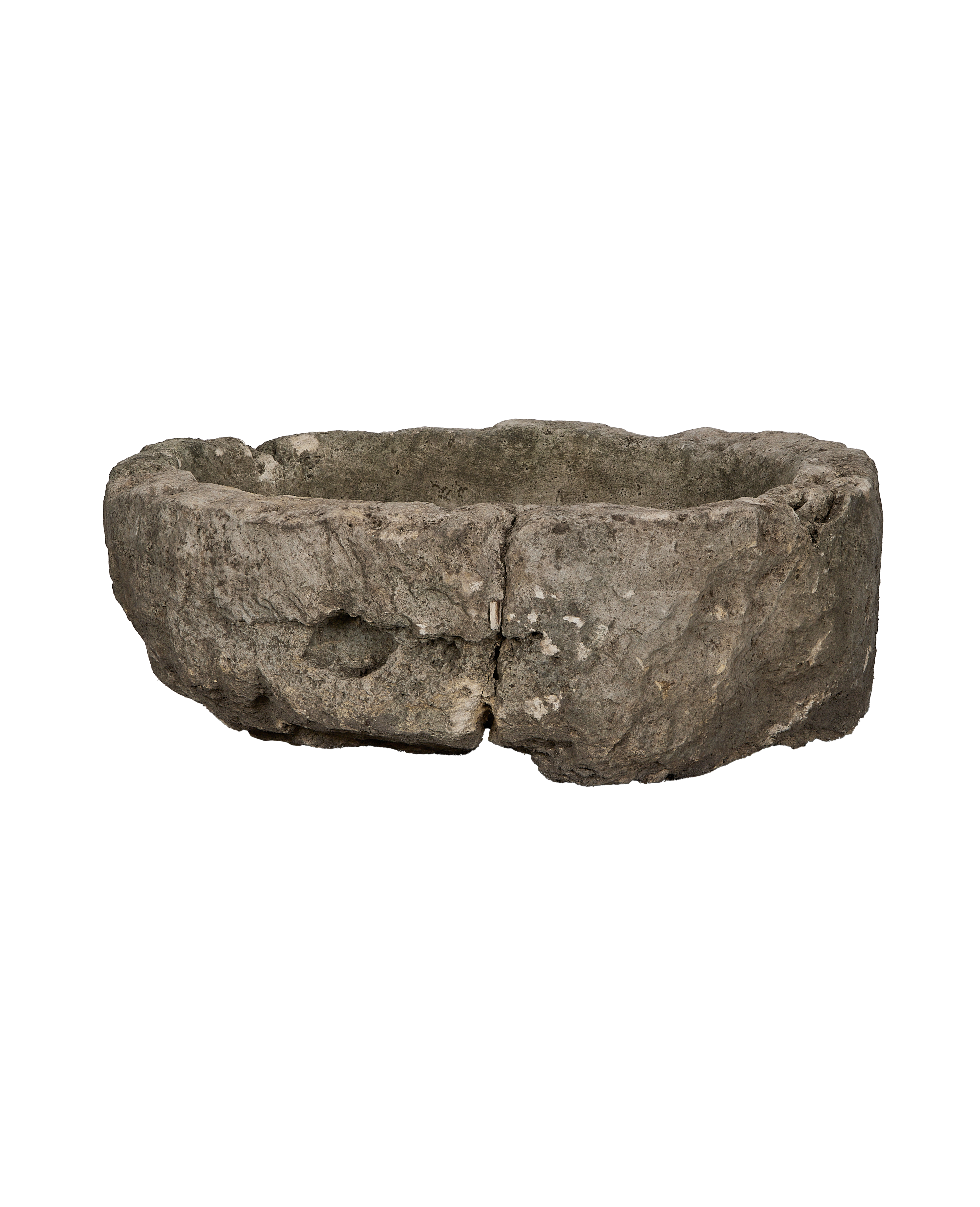 Olive Ateliers - Limestone Trough - Round