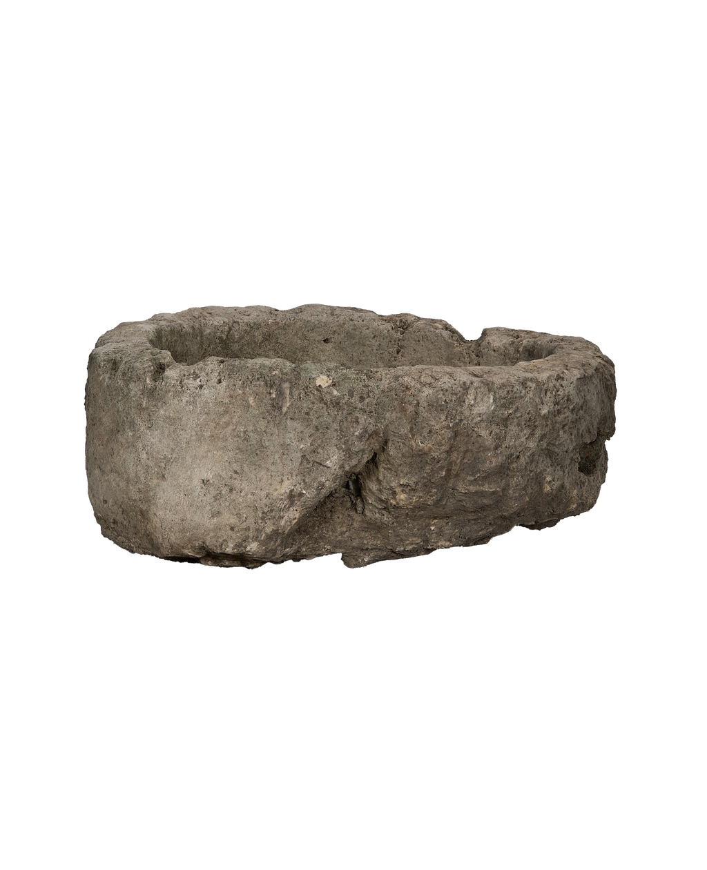 Olive Ateliers - Limestone Trough - Round